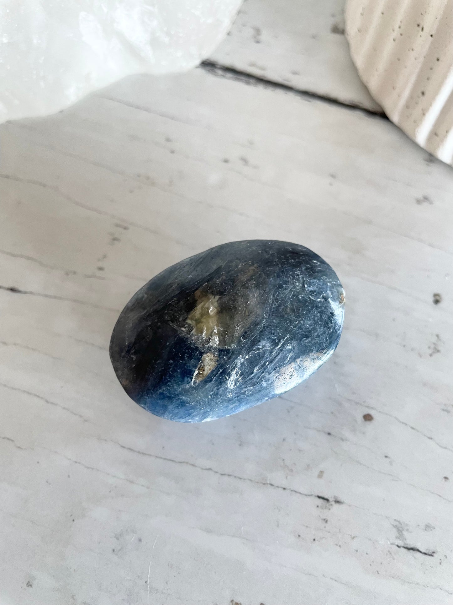 Kyanite Pillow Palm Stone