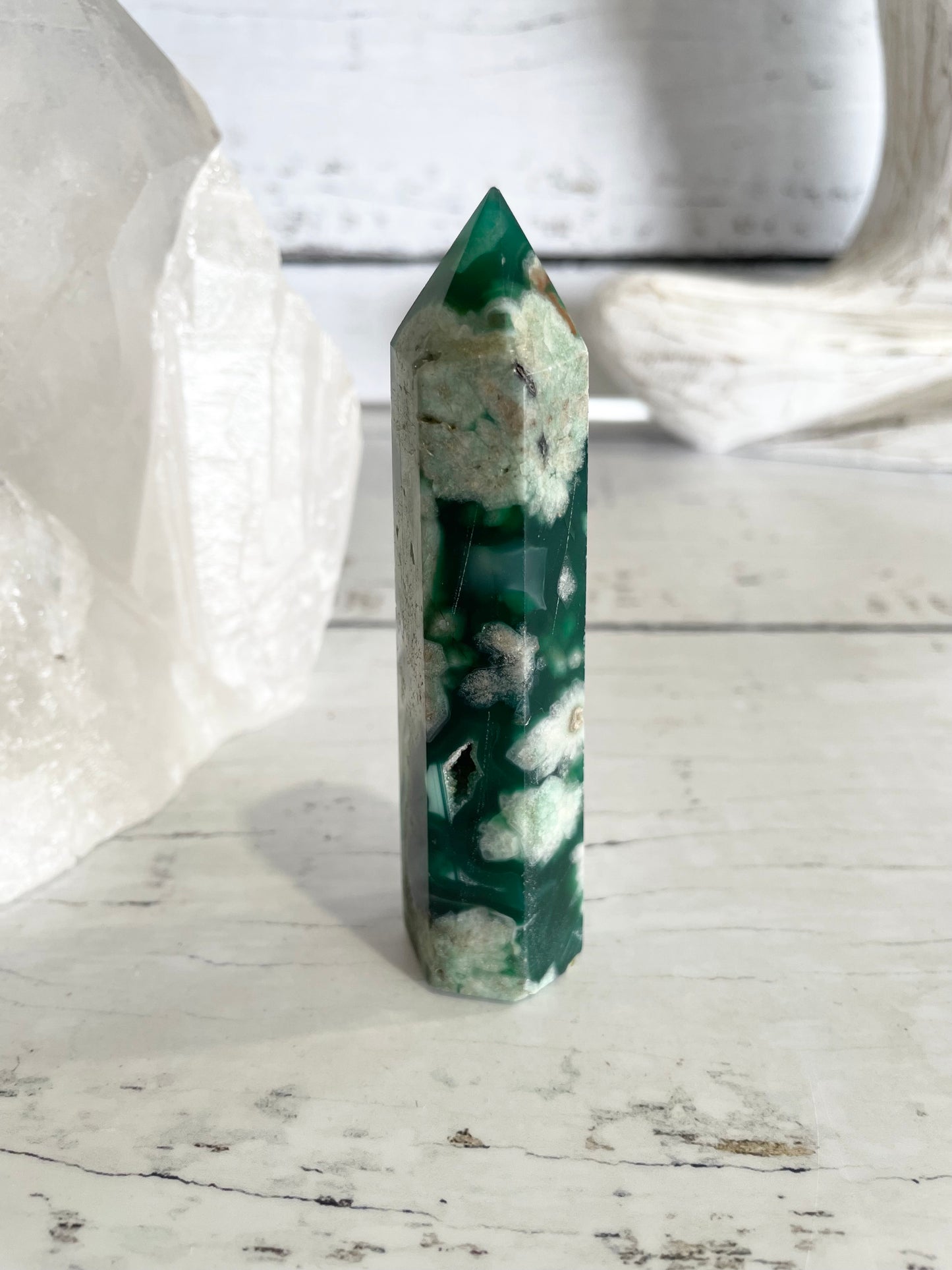 Green Flower Agate Generator