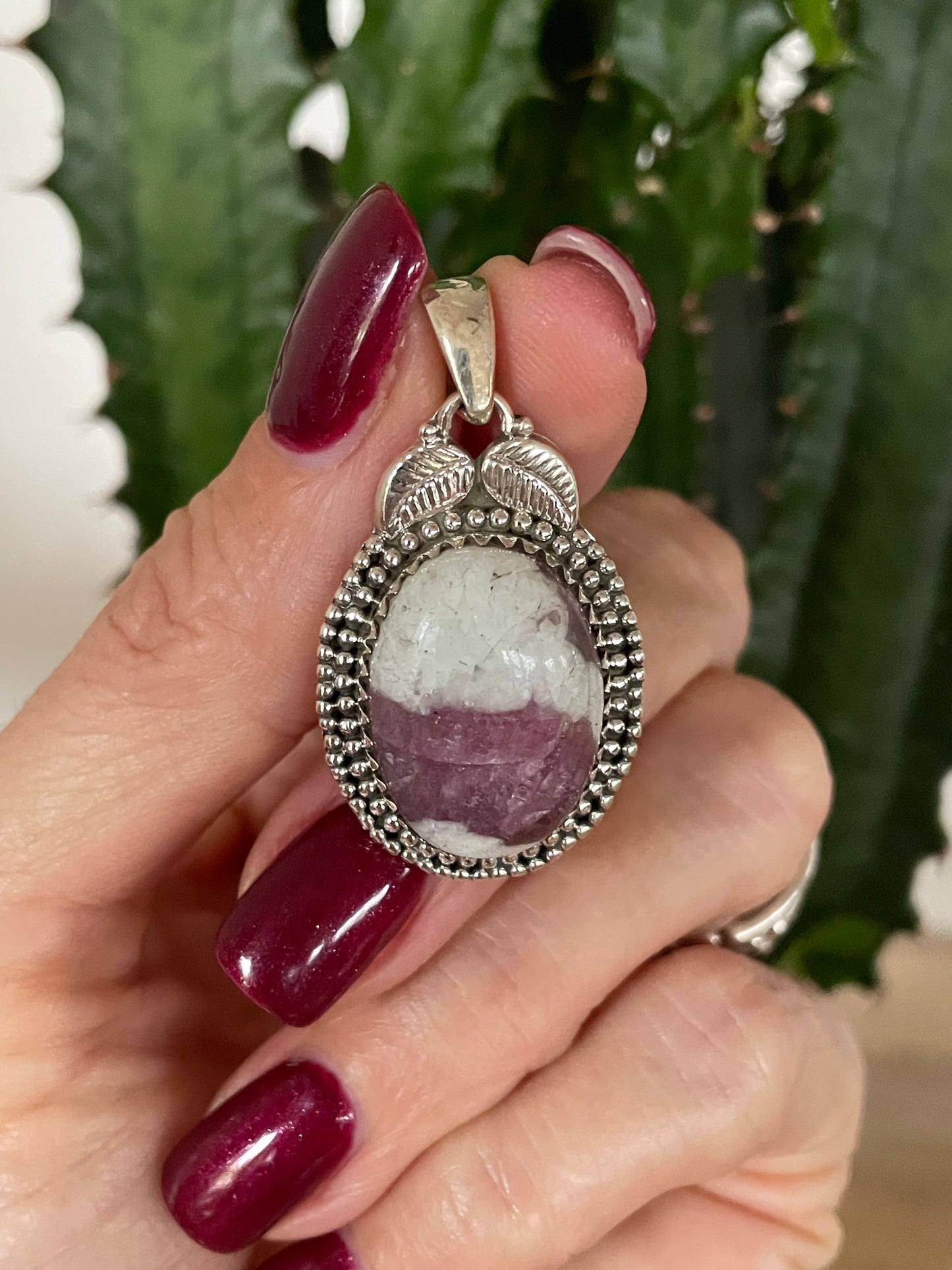Pink Tourmaline Pendant