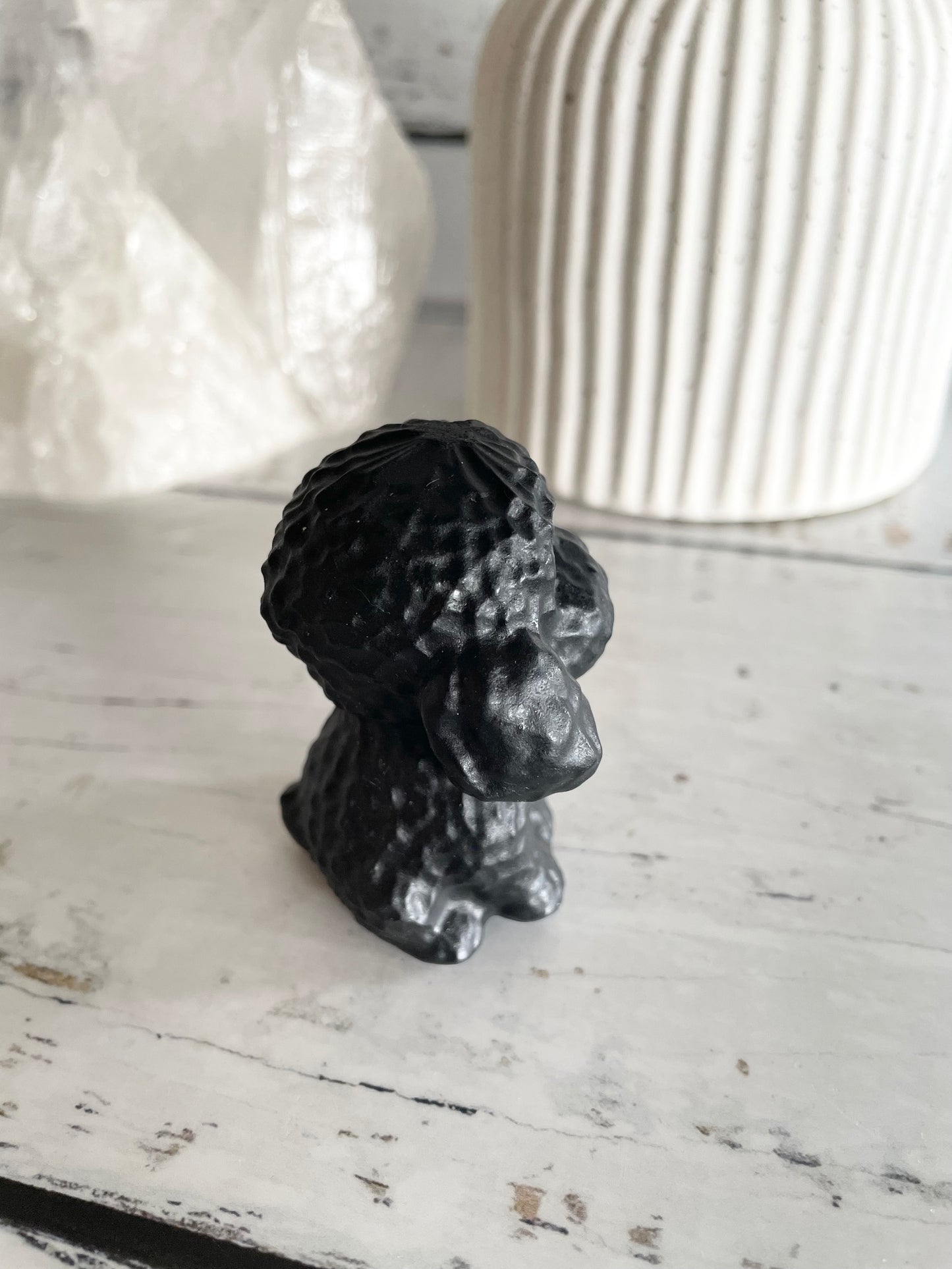 Black Obsidian Dog ~ Poodle (super clever)
