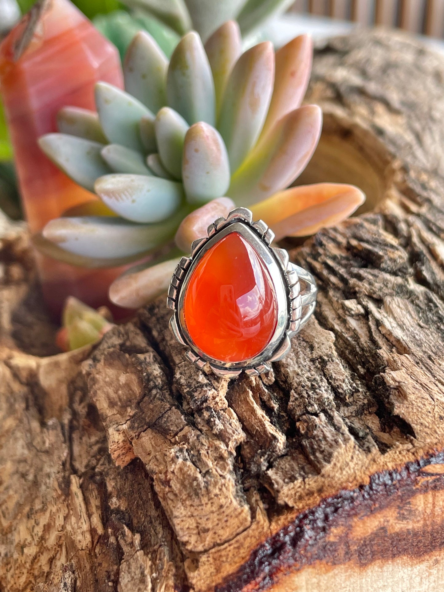 Carnelian Ring ~ size 7