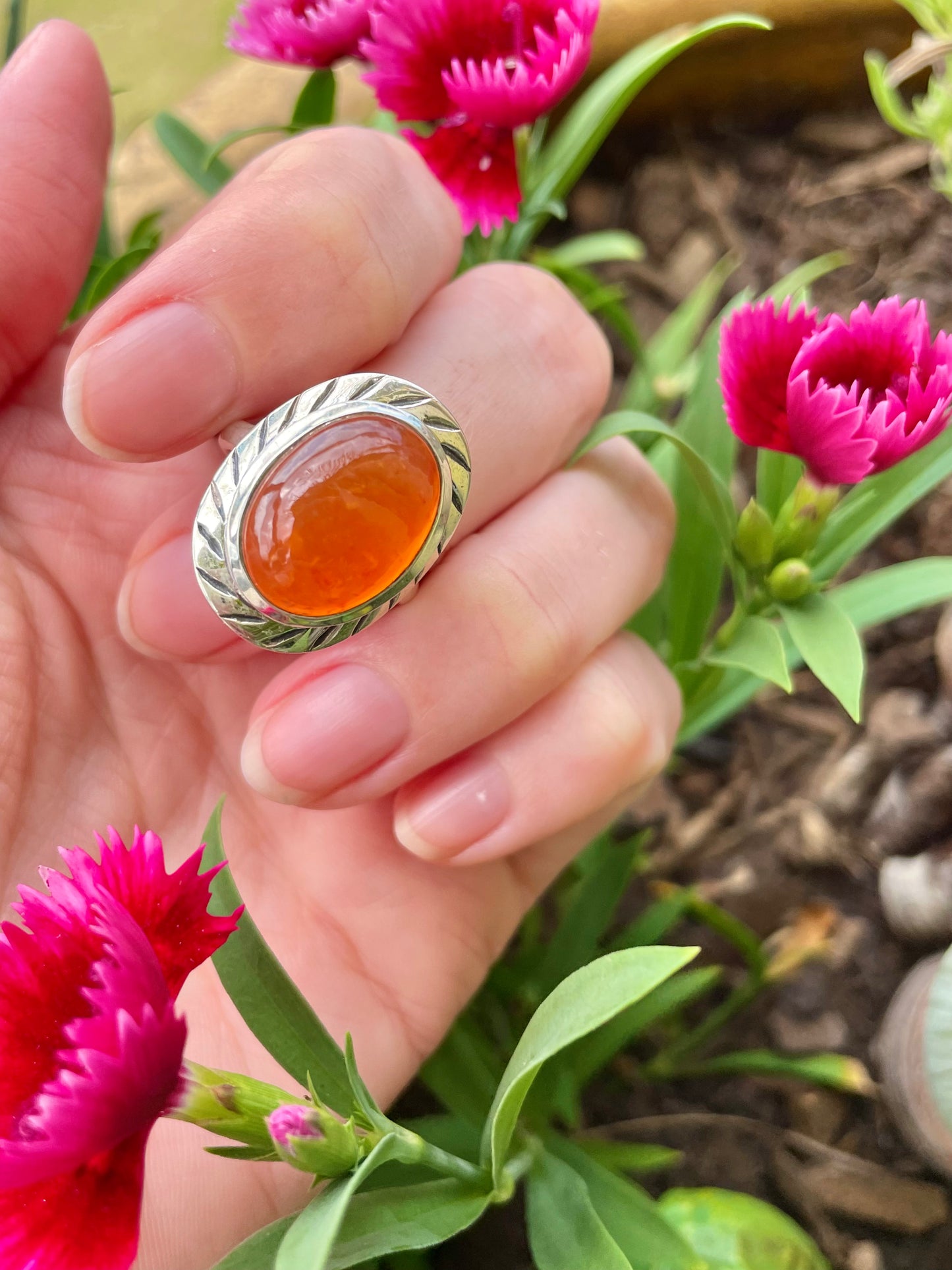 Carnelian Ring ~ size 7