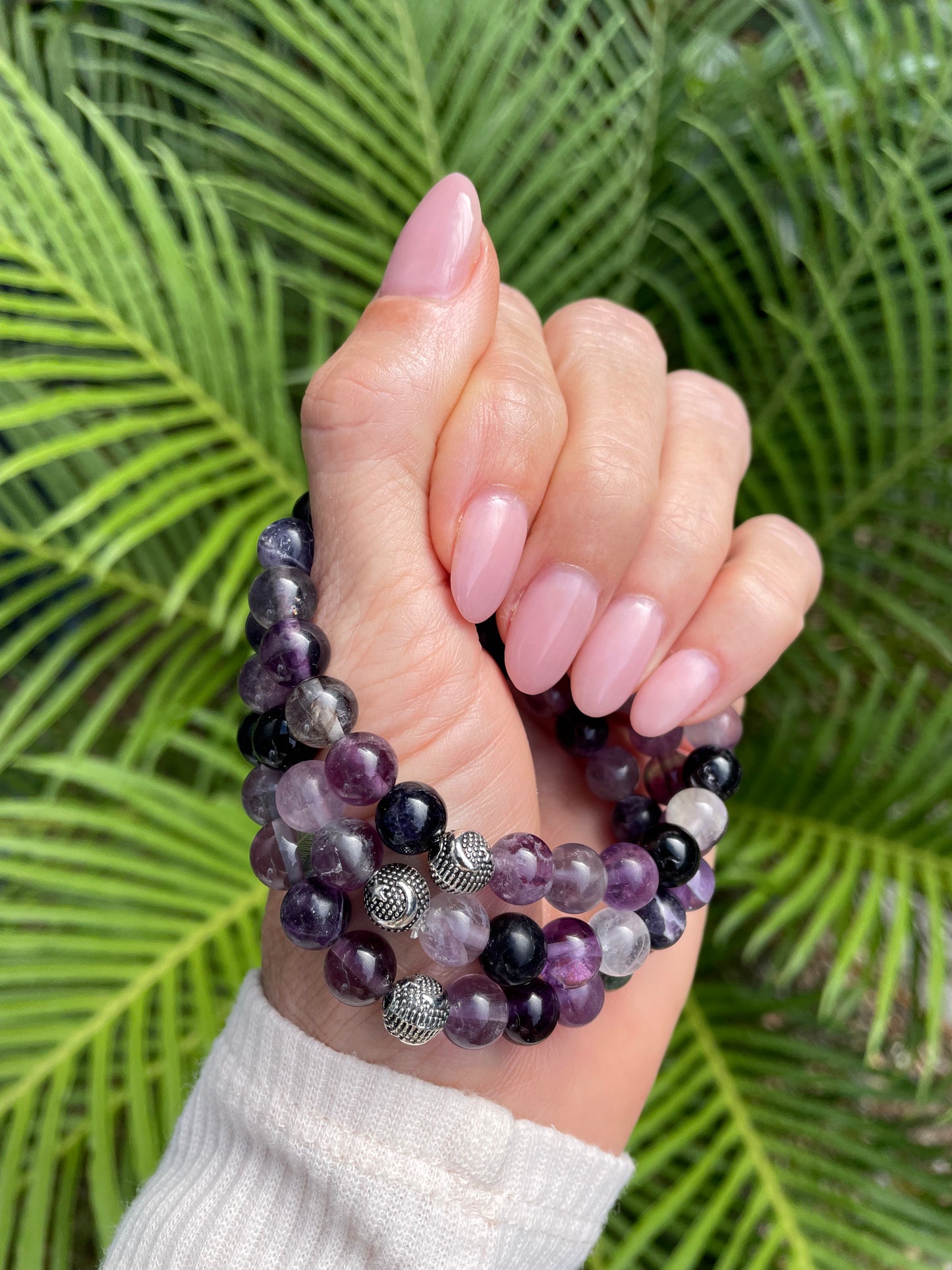 Purple Fluorite Healing Bracelet