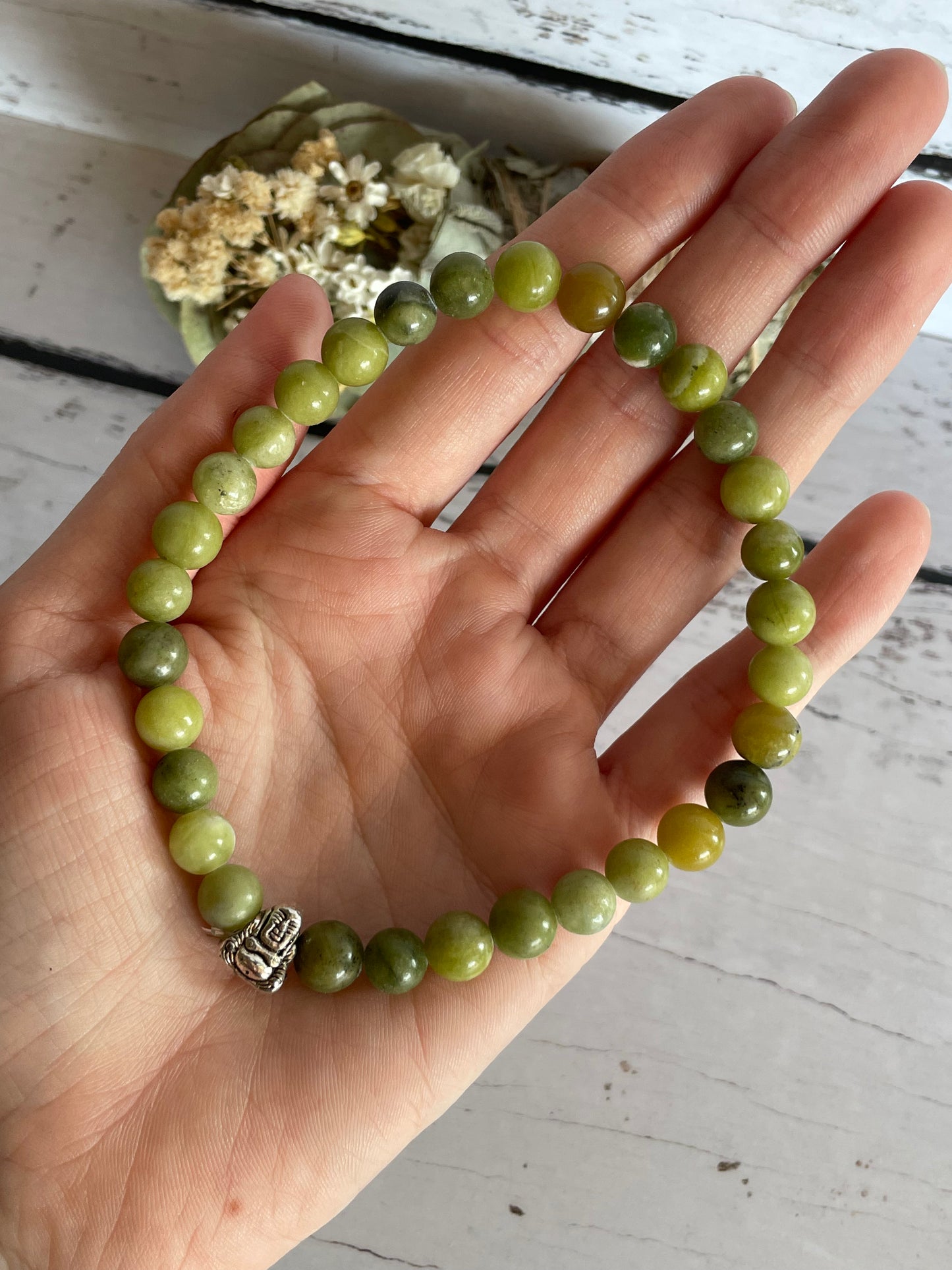Jade Healing Anklet ~ Forest Faery ©️