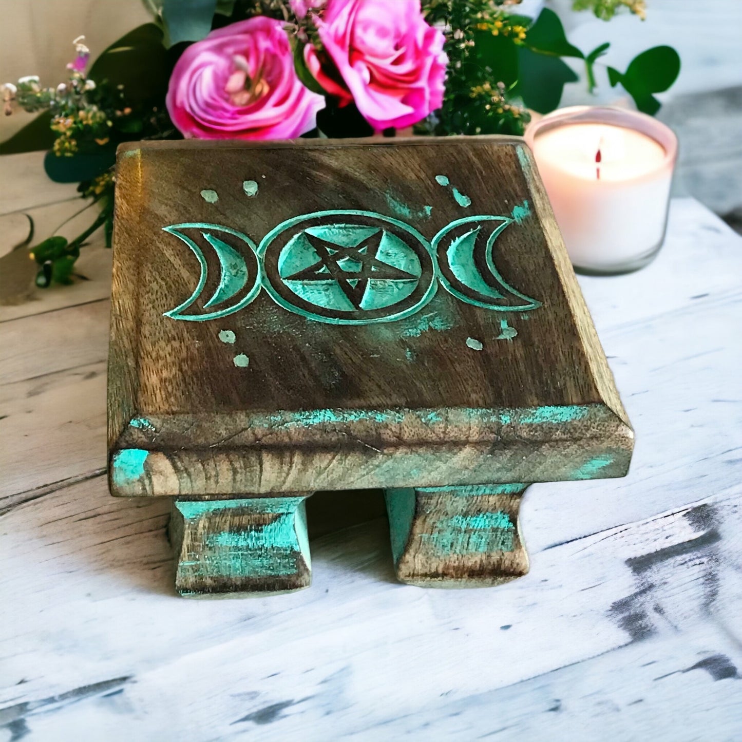 Altar Table ~ Triple Moon