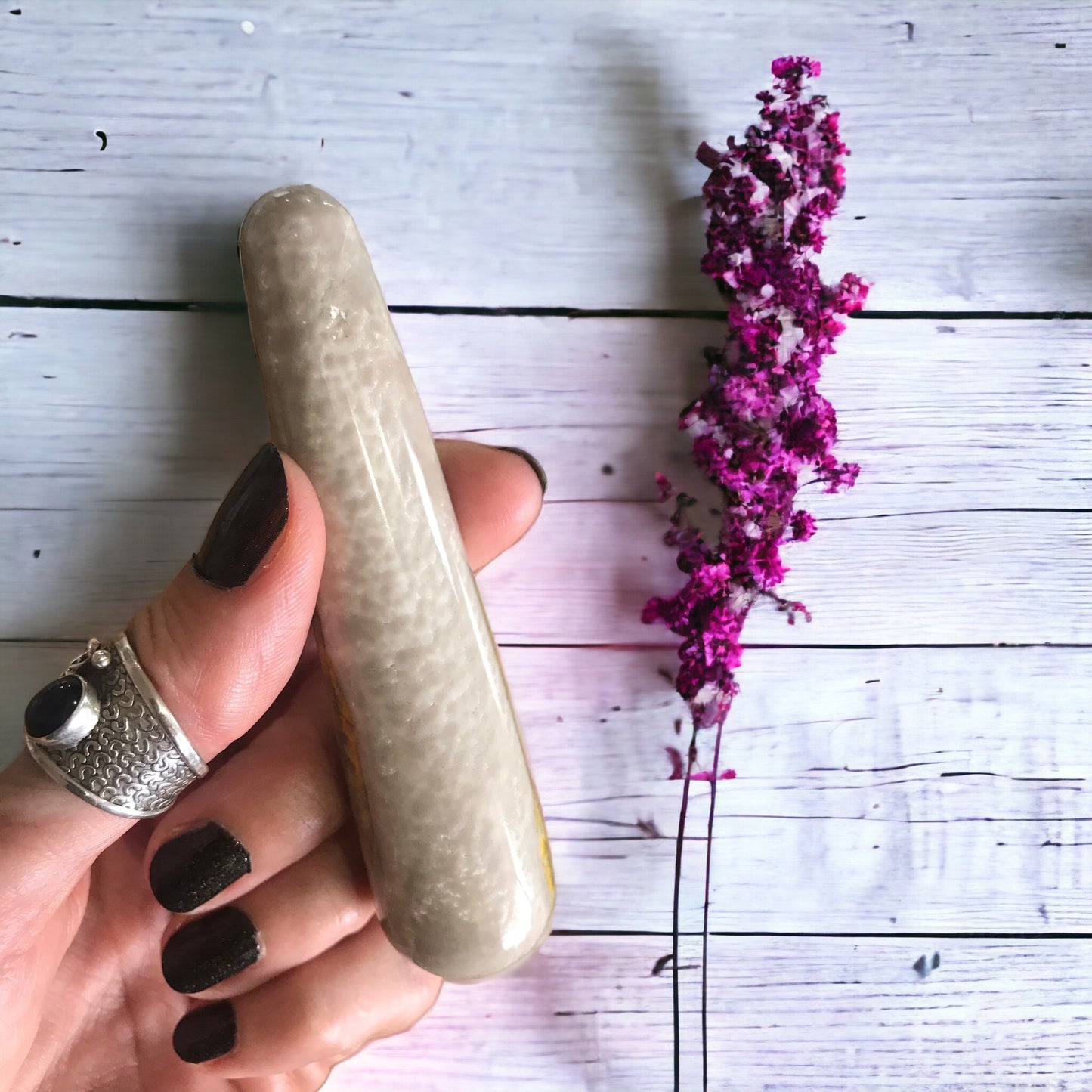 Bumble Bee Jasper Healing/Massage Wand