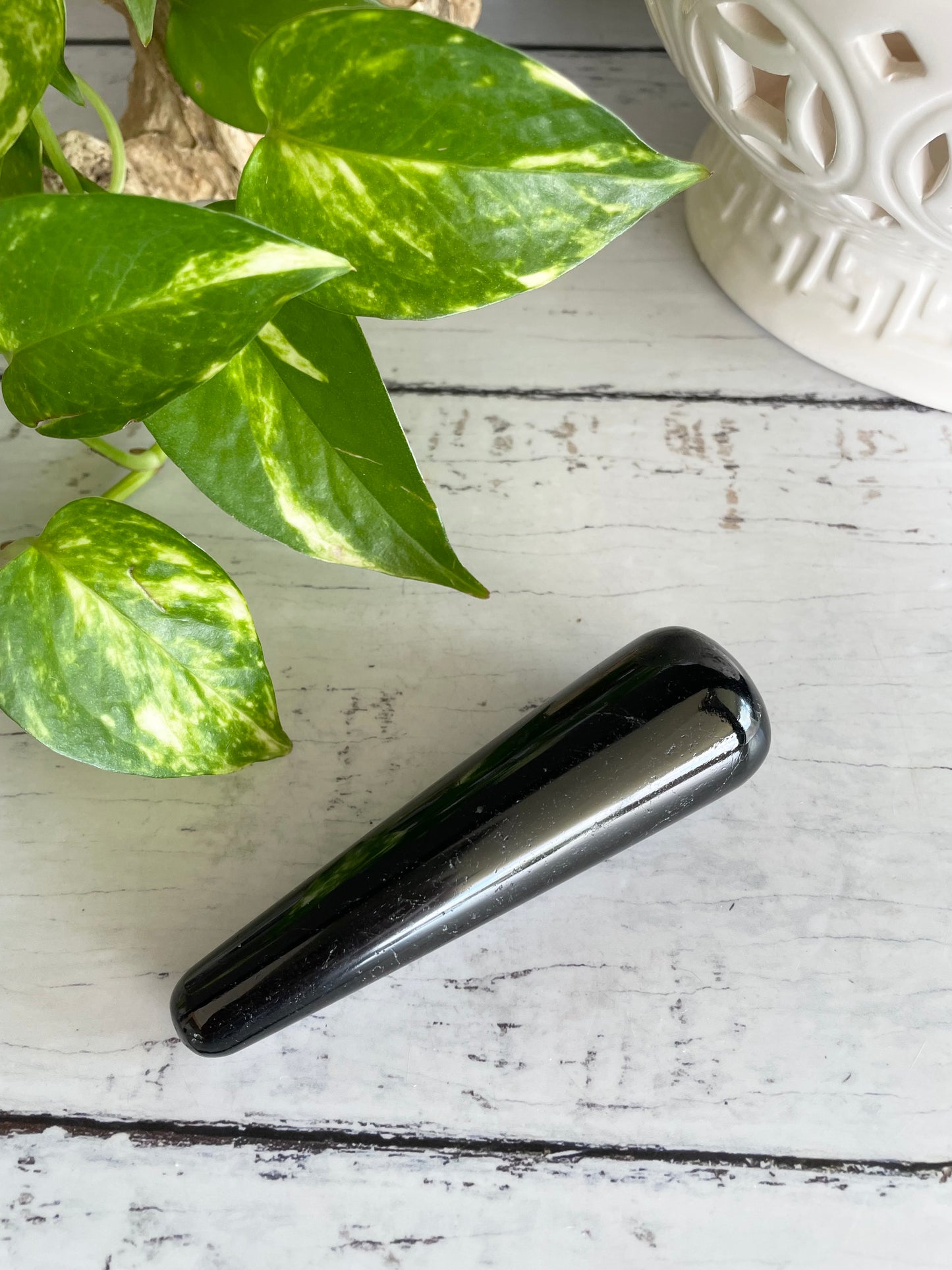 Black Tourmaline Healing/Massage Wand