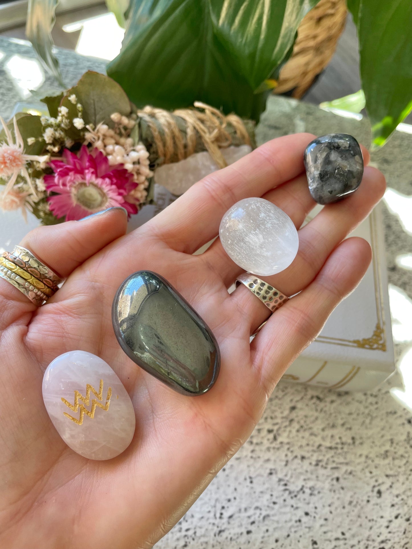 Zodiac Healing Pouch ~ Aquarius