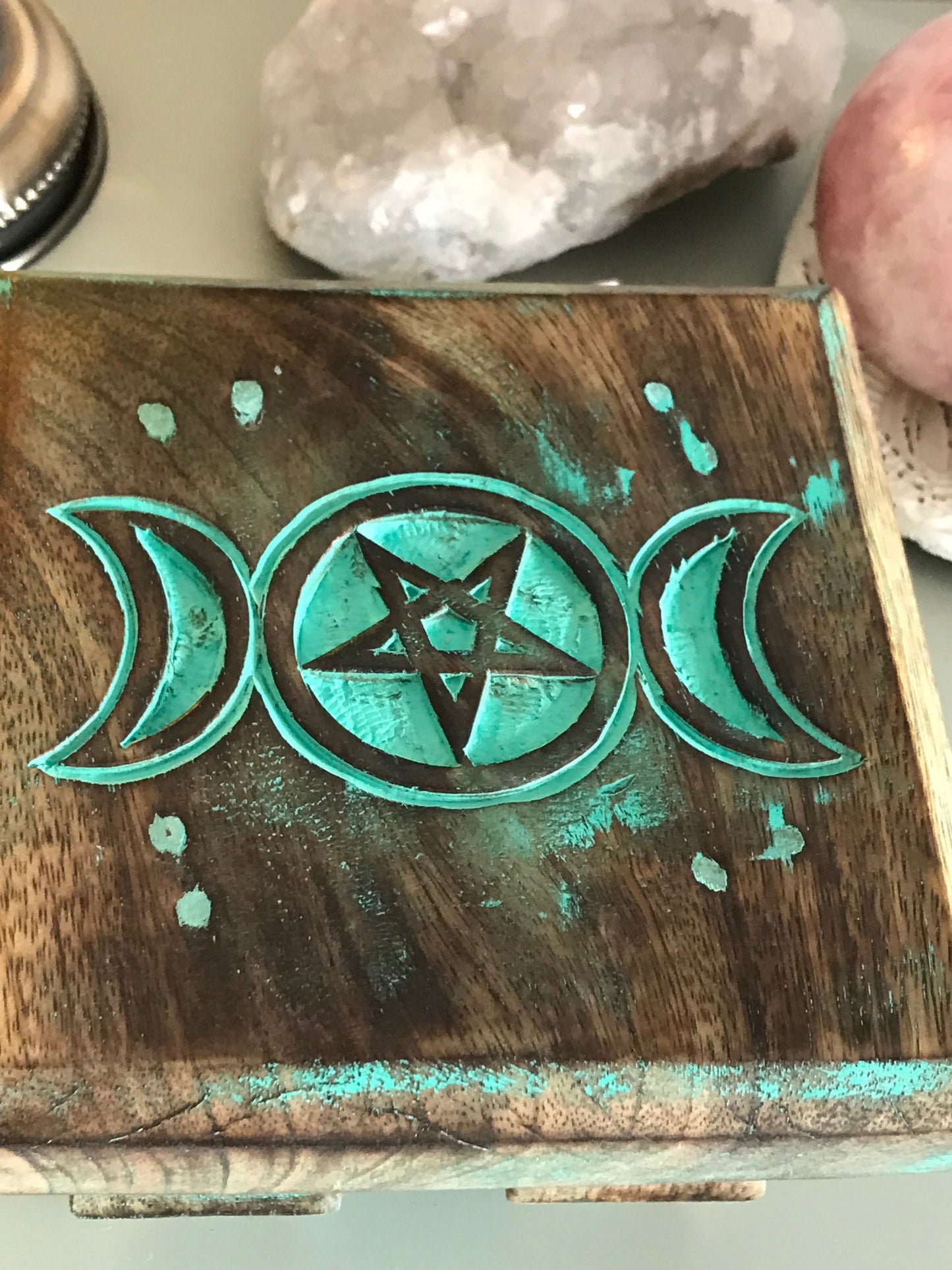 Altar Table ~ Triple Moon