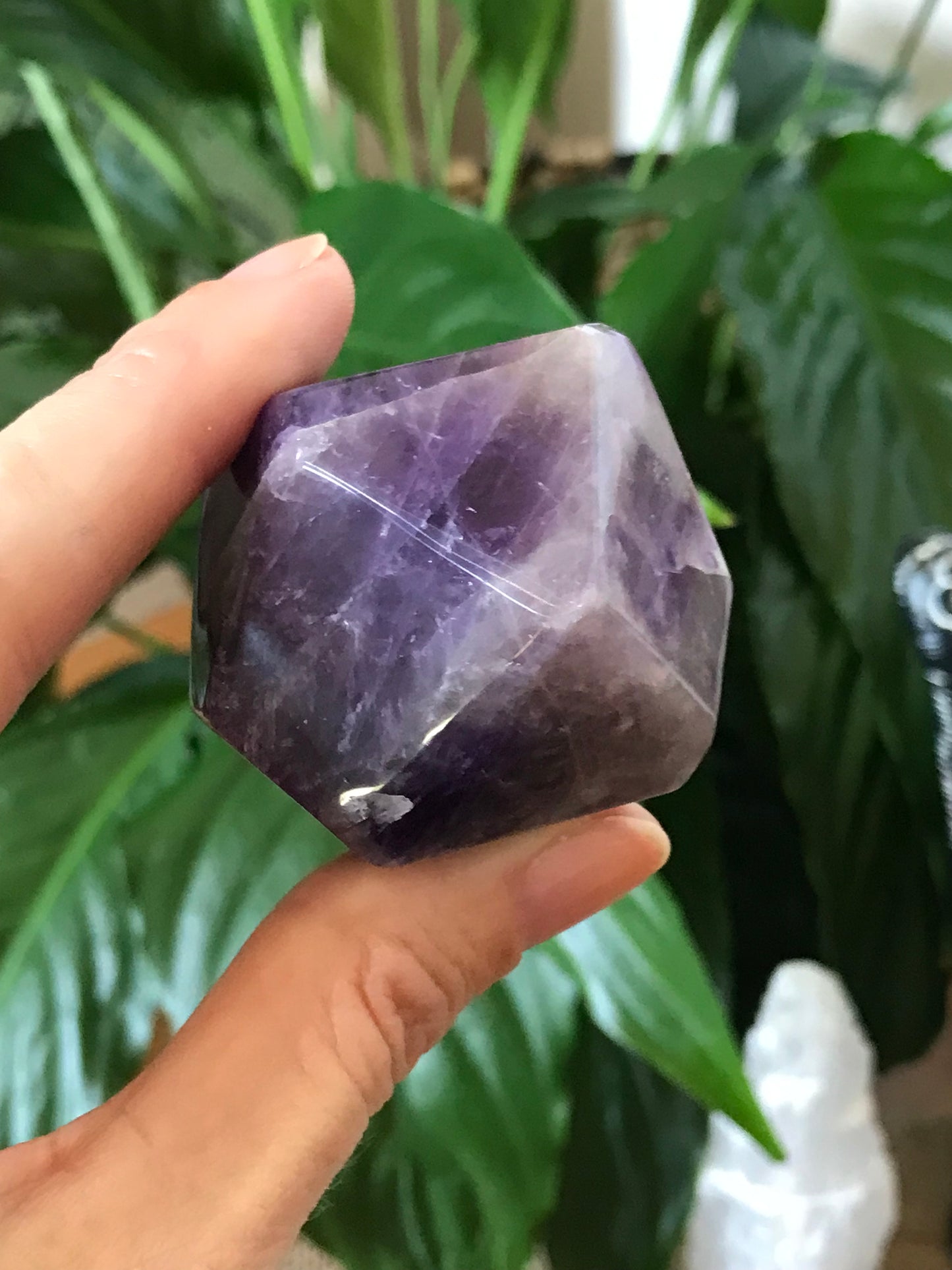 Chevron Amethyst Polished Freeform