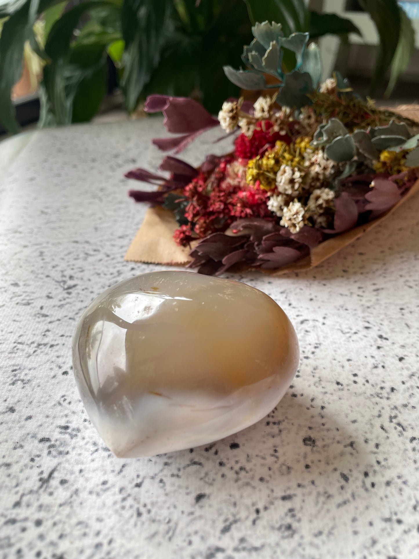 Orca Agate Heart