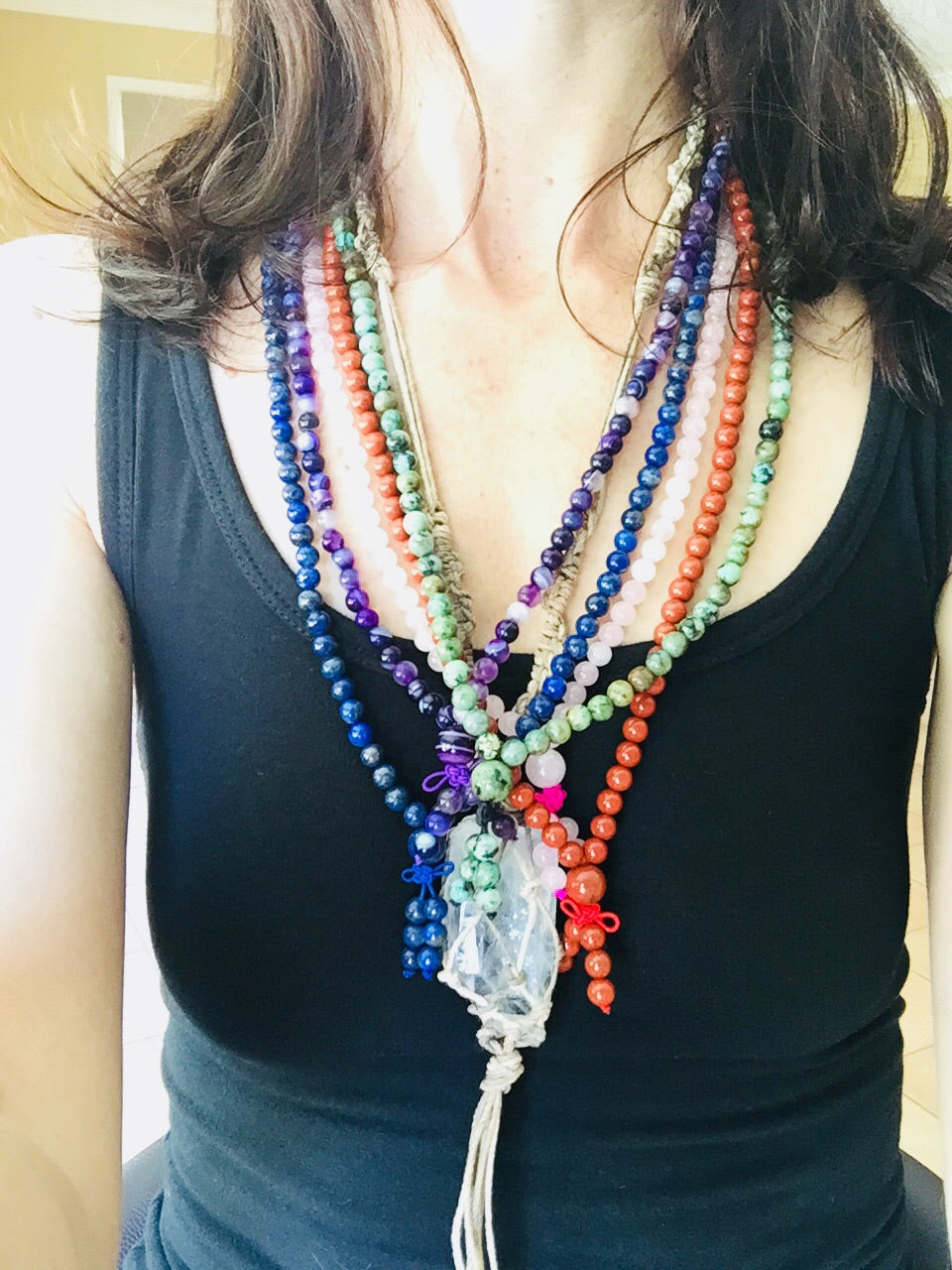 Goldstone Mala /PrayerBeads TELEPATHIC