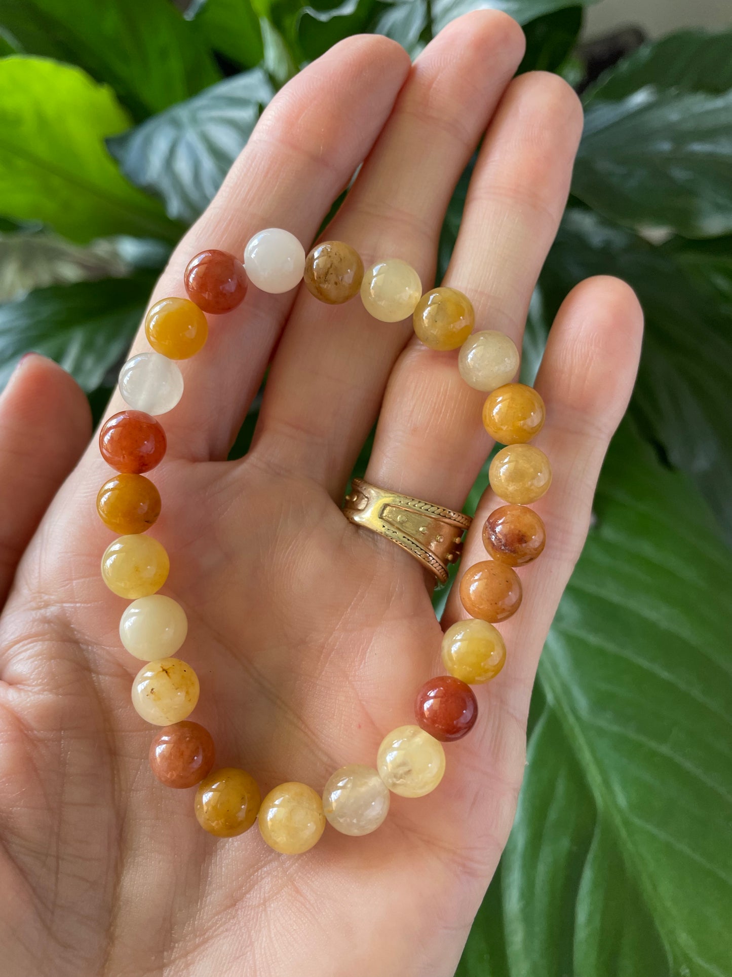 Fortune Jade Healing Bracelet ~ Abundance