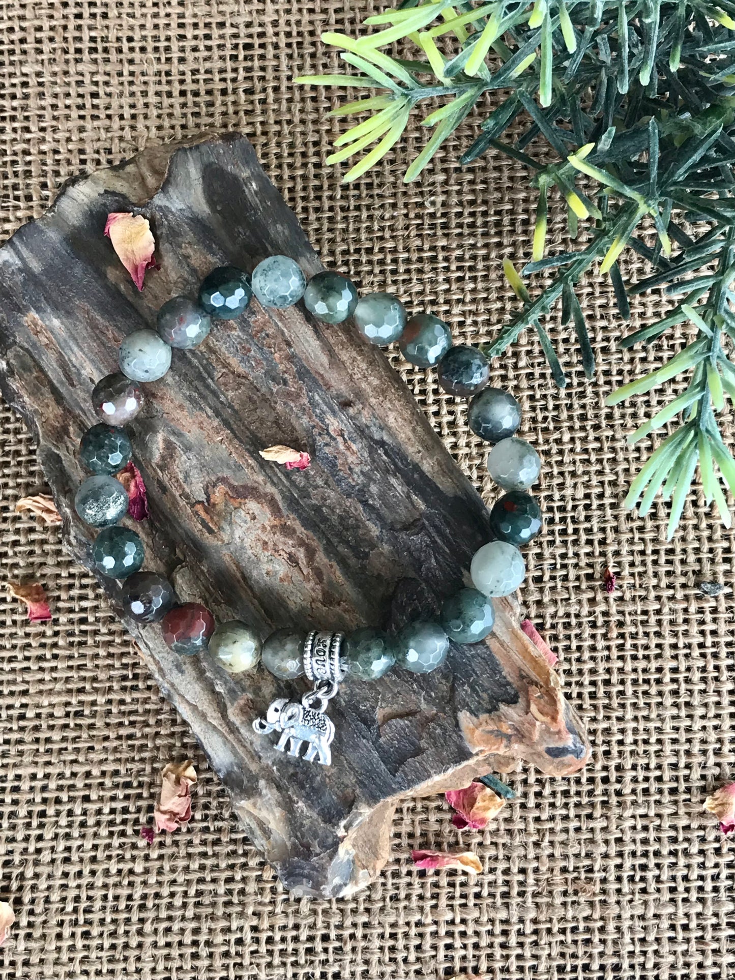 African Bloodstone Healing Bracelet ~ SPIRITUAL DETOX