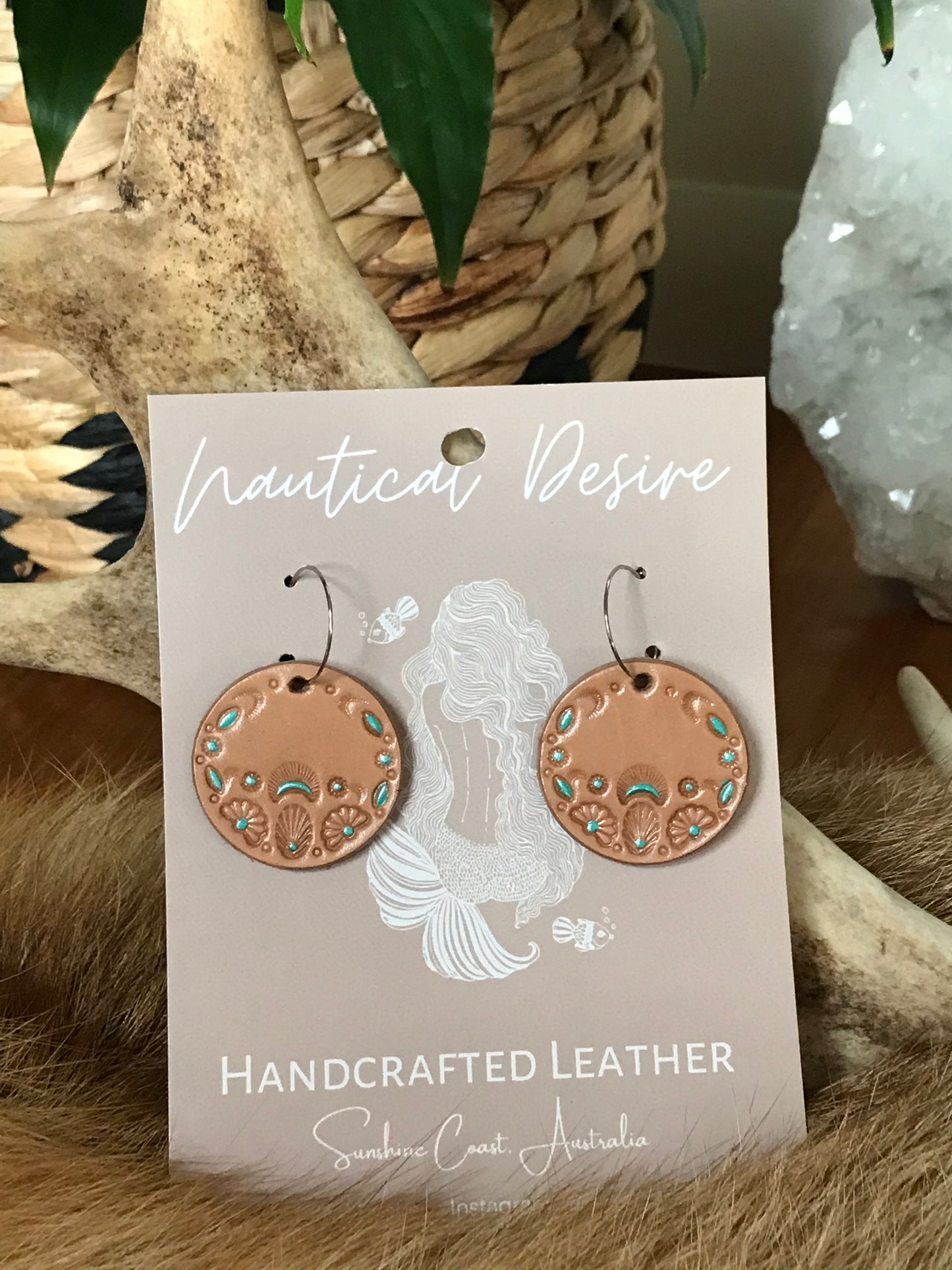 Leather Earrings ~ Bohemian Spirit