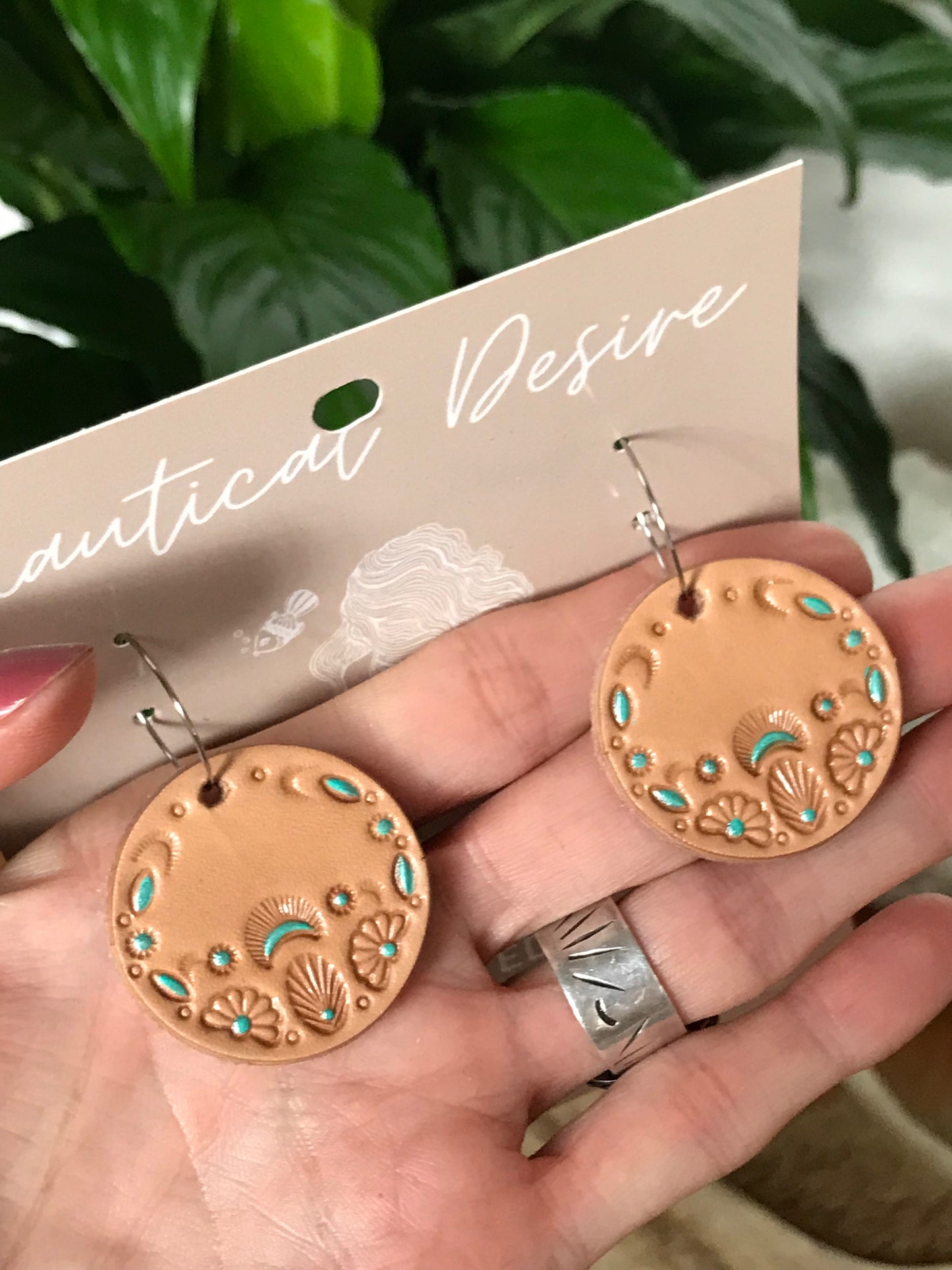 Leather Earrings ~ Bohemian Spirit