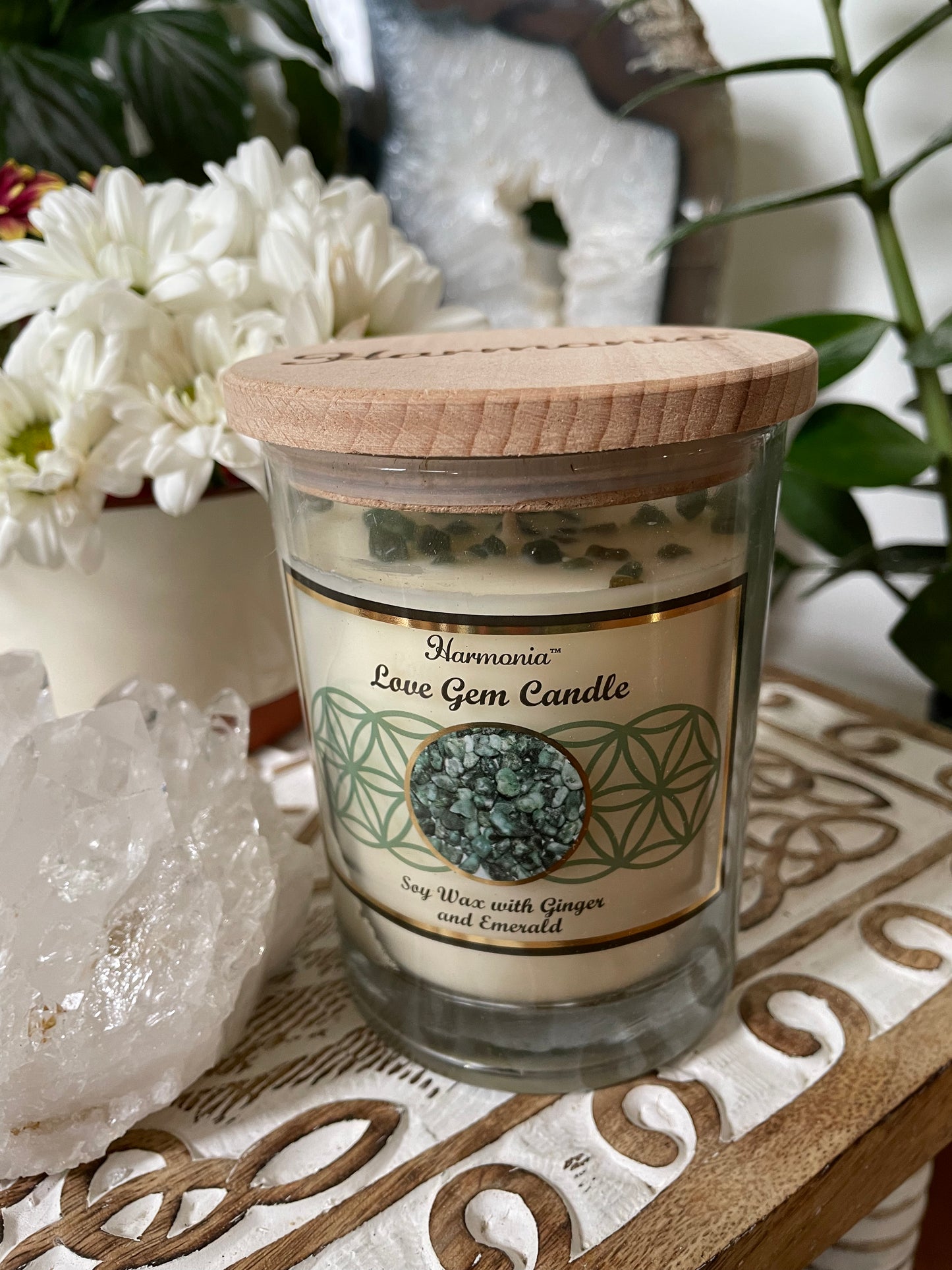Gem Candle ~ Emerald Longevity