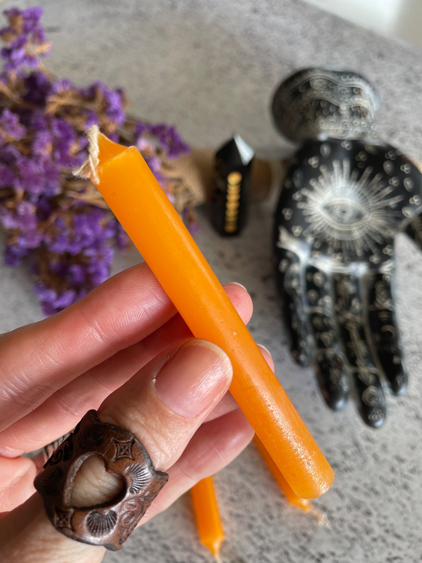 Wish/Manifest Candle Orange - Creativity and Success