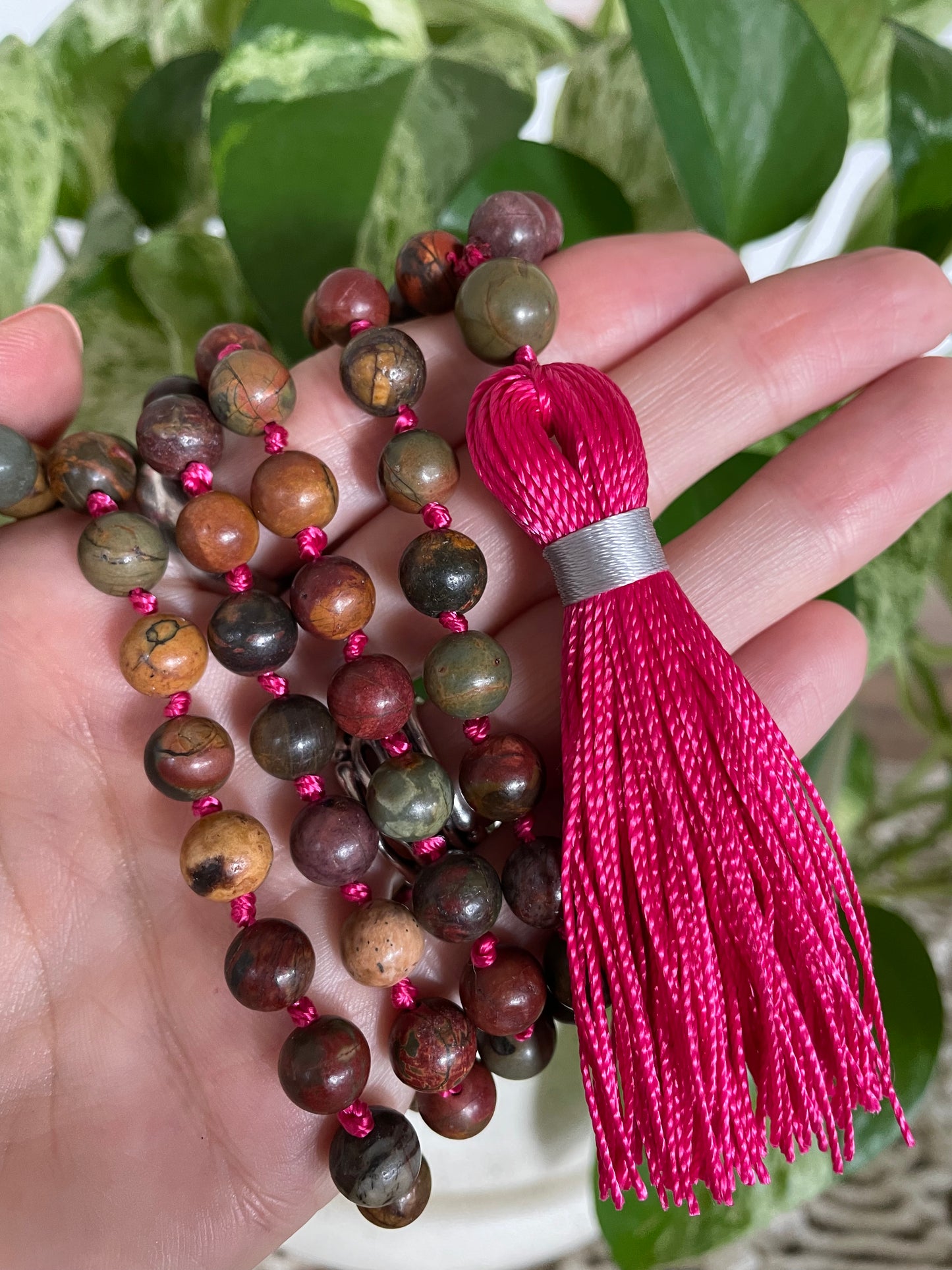 Picasso Jasper ~ Mala/Prayer Beads
