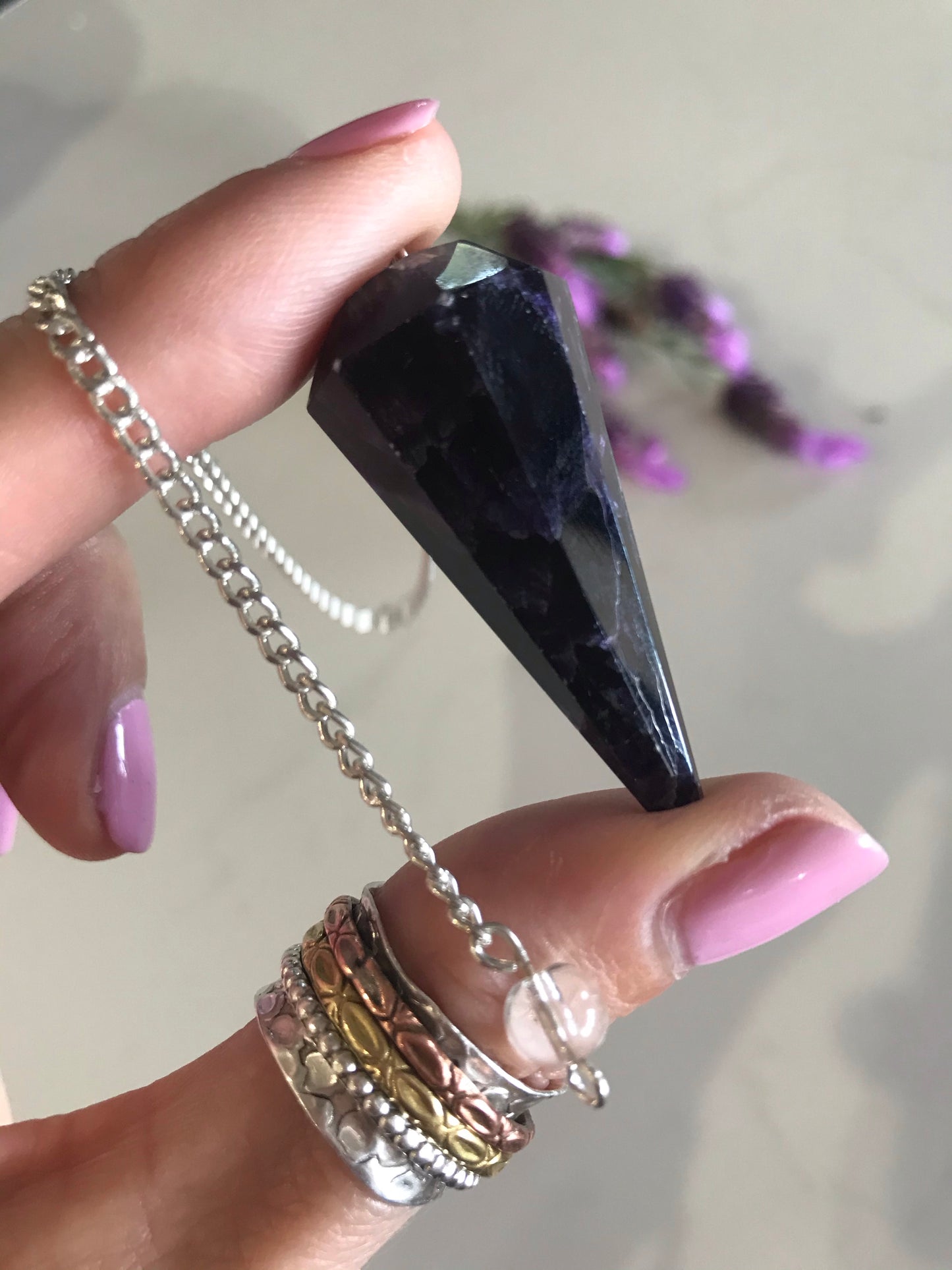 Pendulum ~ Purple Fluorite
