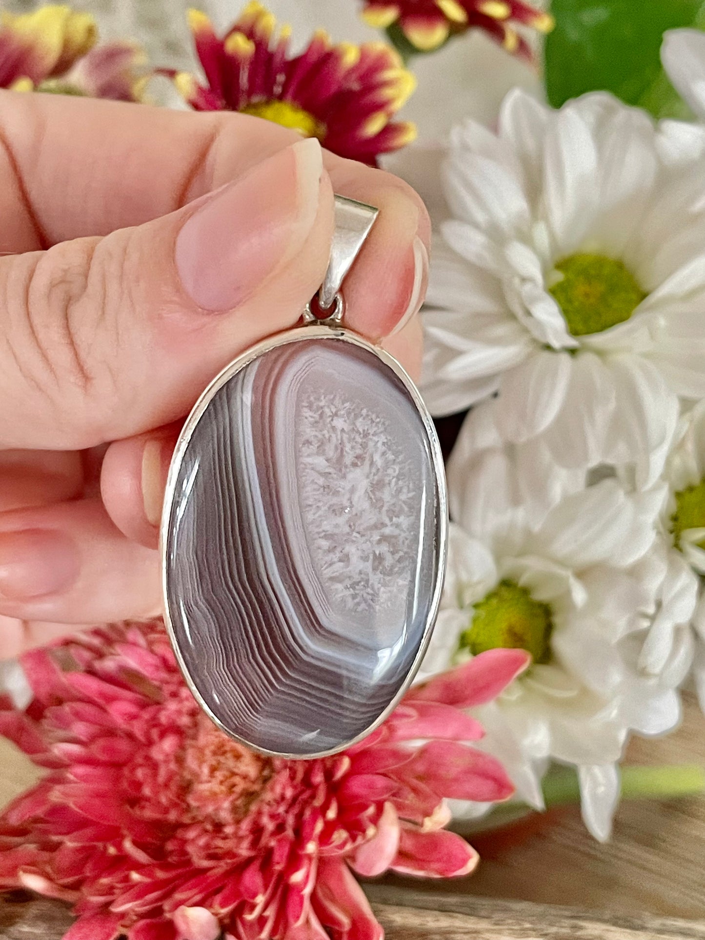 Natural Agate Pendant