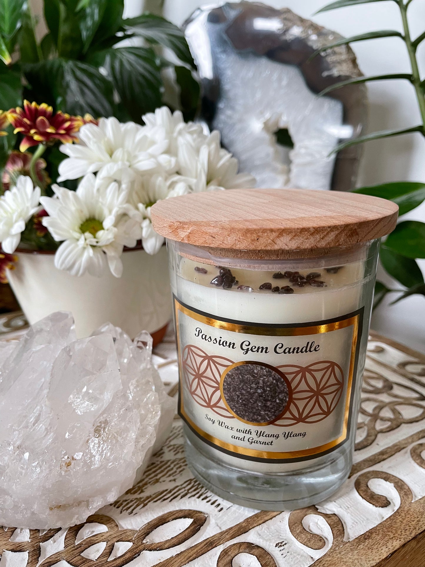 Gem Candle ~ Garnet Passion