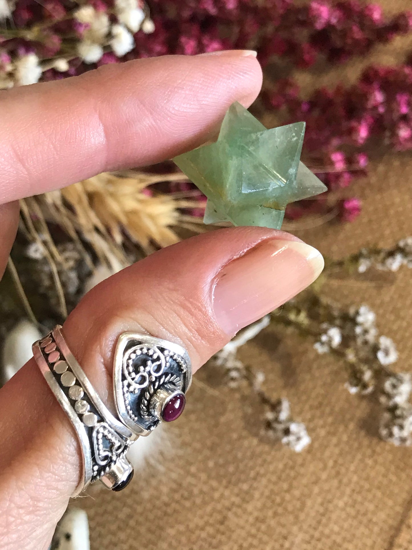 Merkaba ~ Green Fluorite