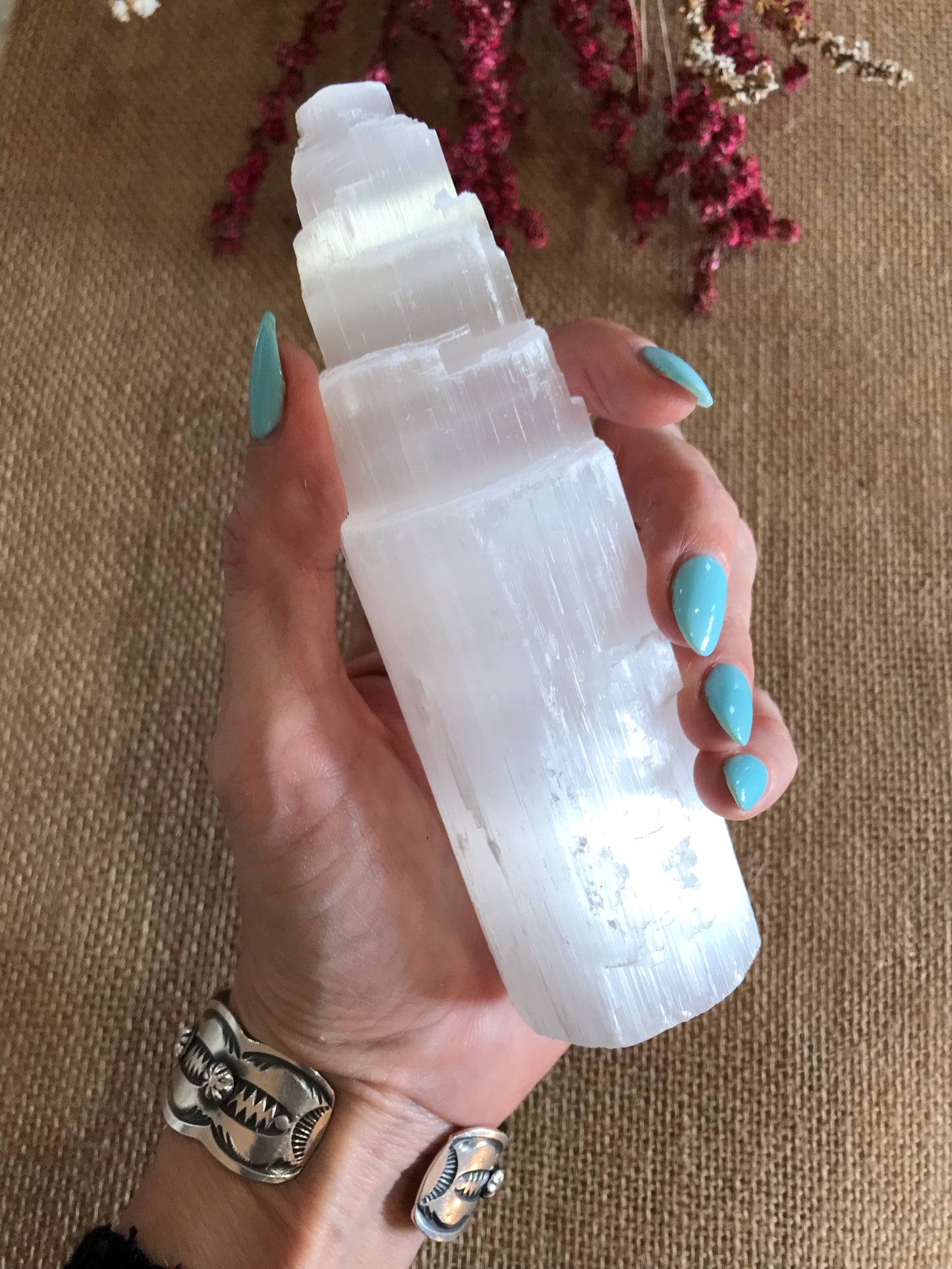 Selenite Tower Medium