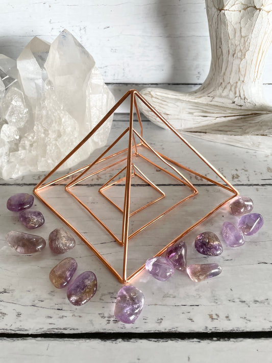 Copper Charging Pyramids