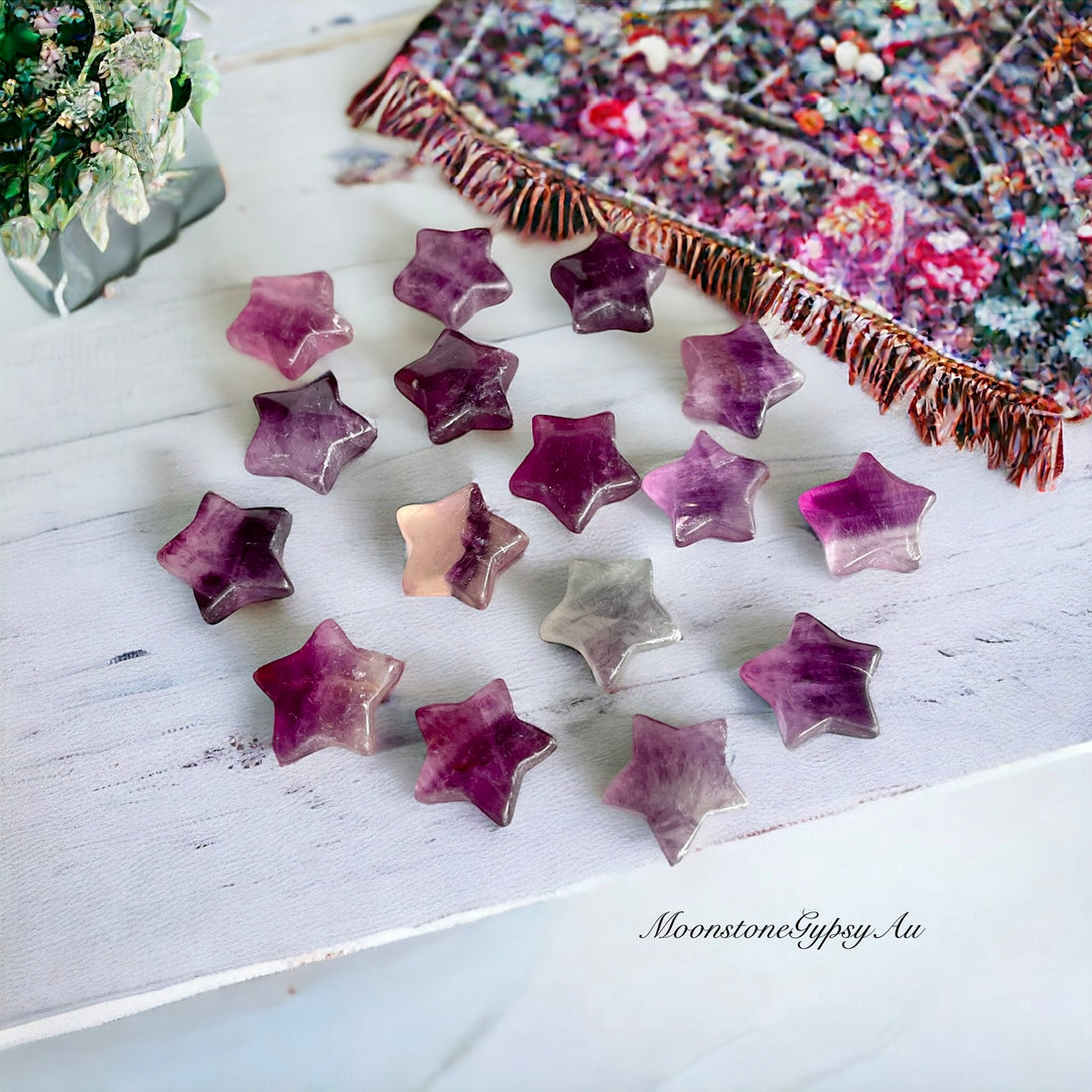 Rainbow Fluorite Stars