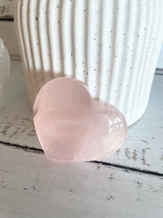 Rose Quartz Heart