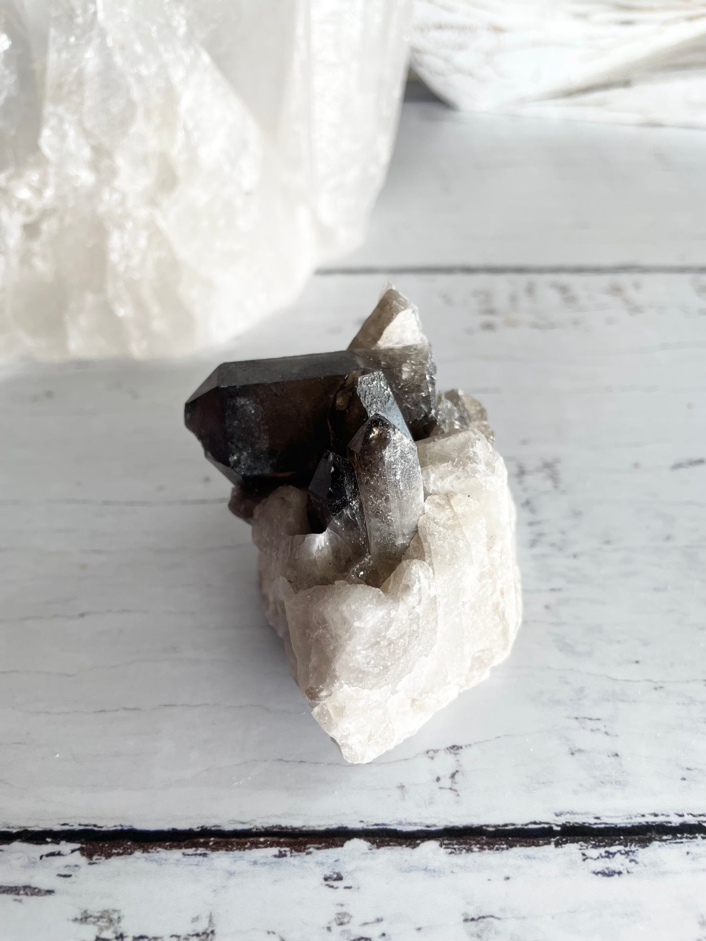 Smoky Quartz Cluster