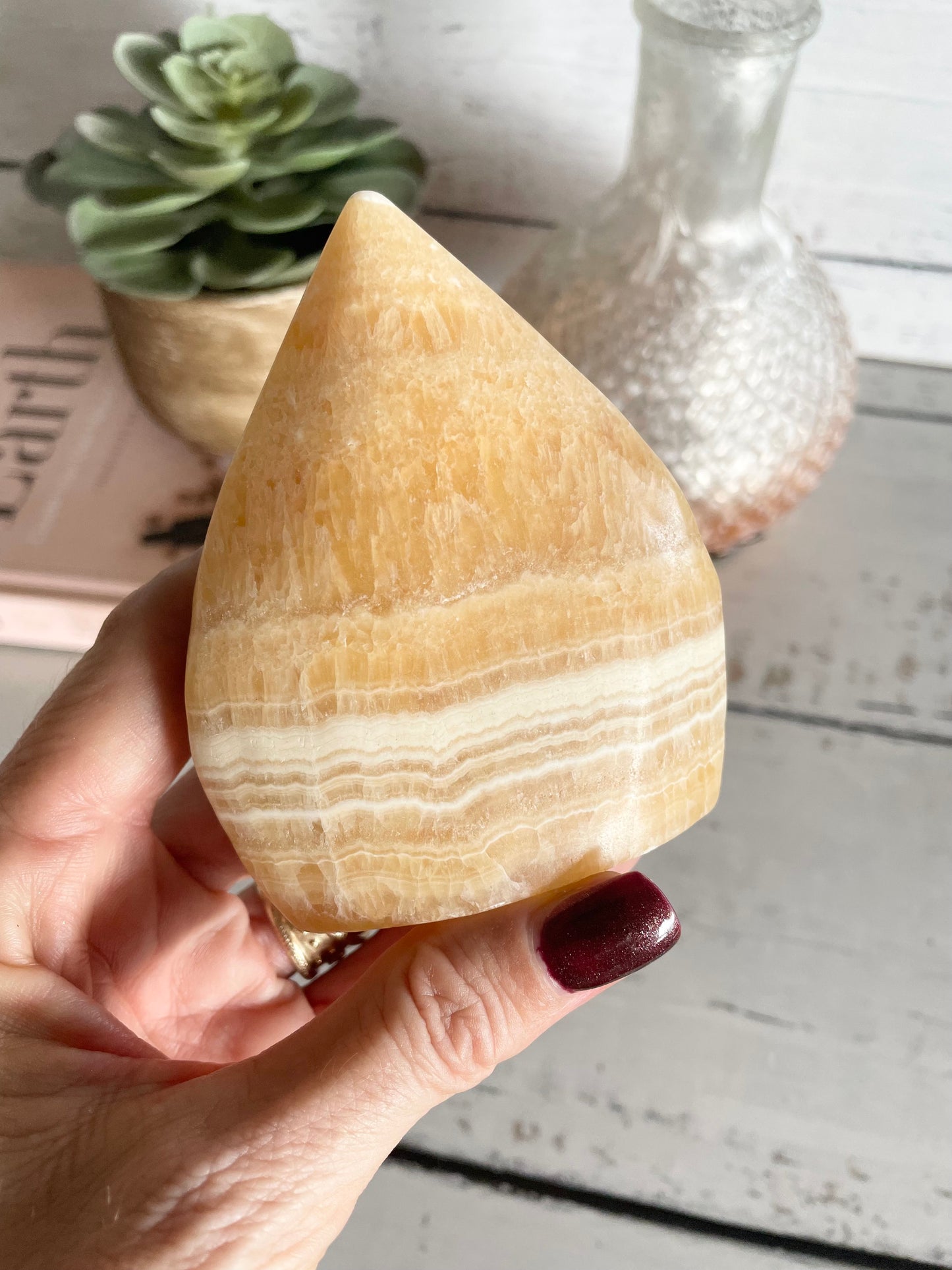 Orange Calcite Dome