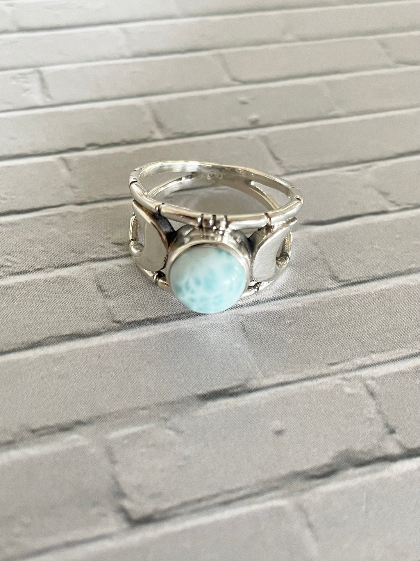 Larimar Ring ~ size 7