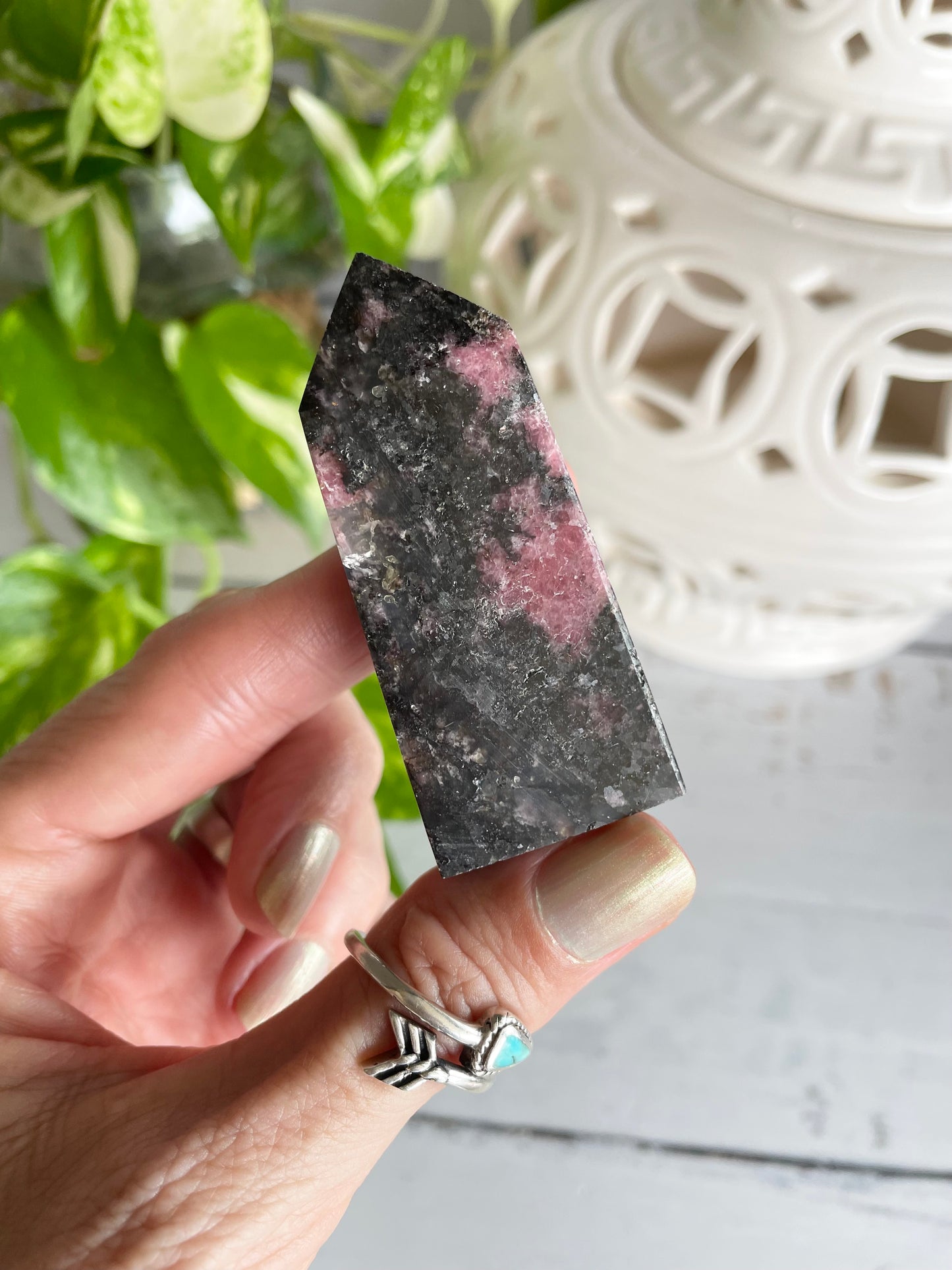 Rhodonite Obelisk