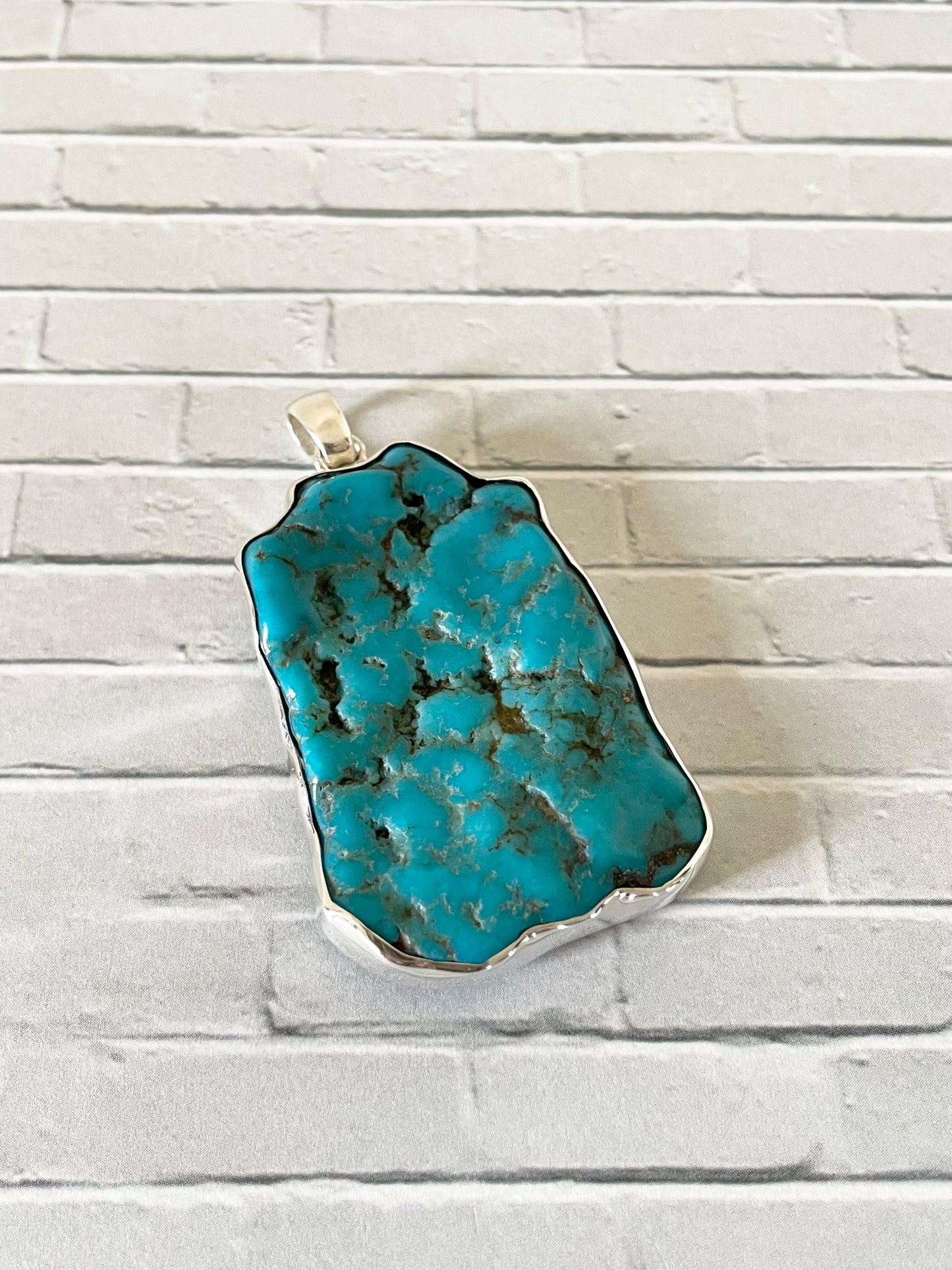 Arizona Raw Turquoise Pendant