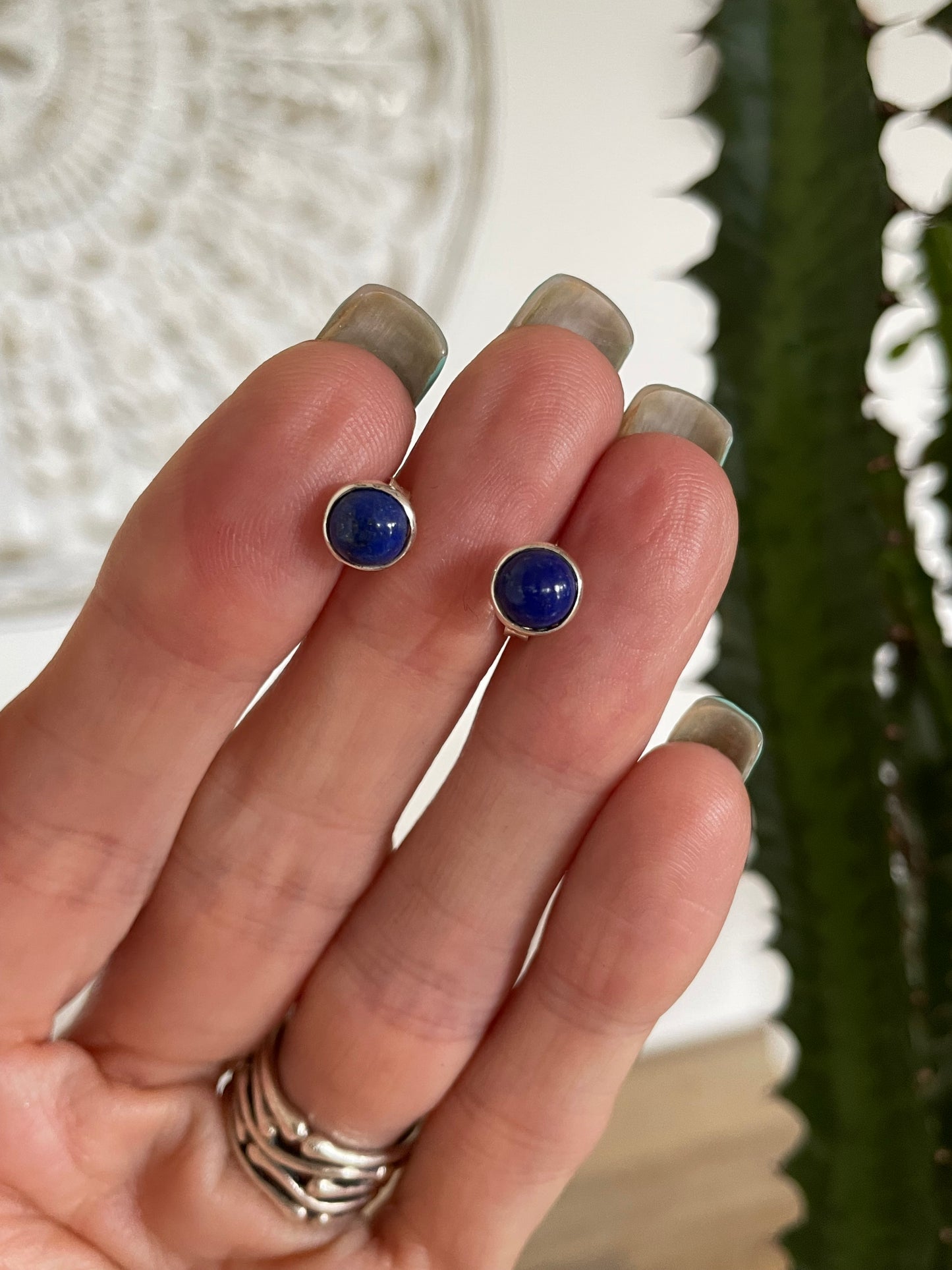 Lapis Lazuli Studs