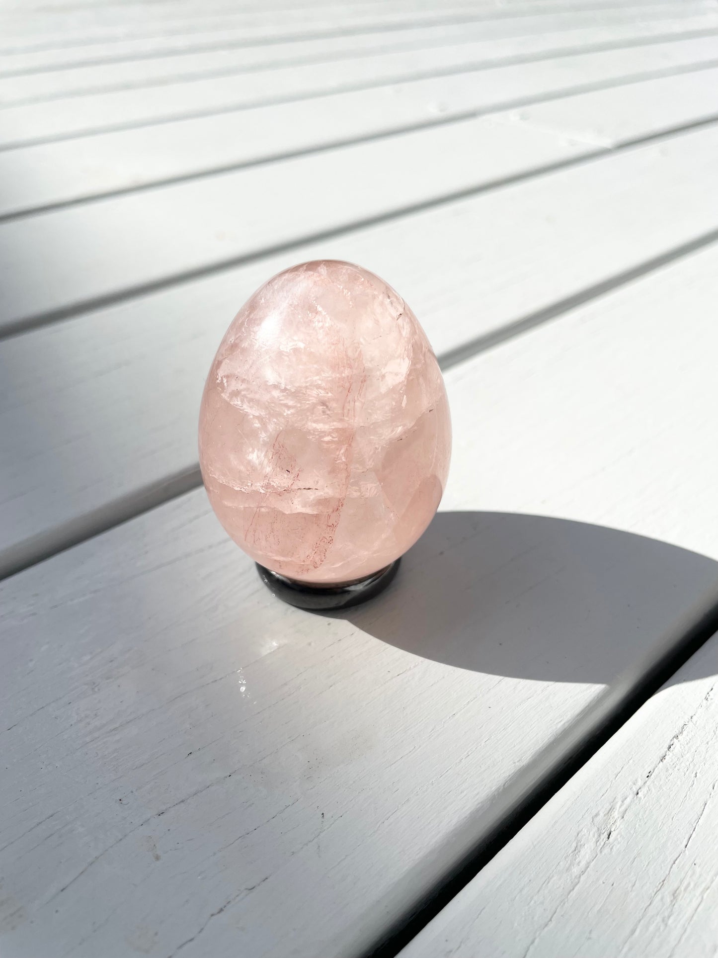 Fire Quartz Egg with holder