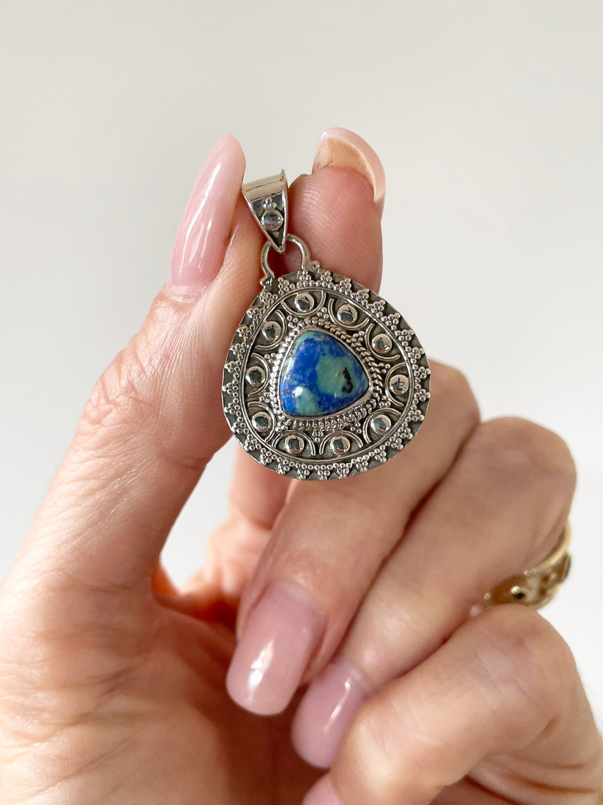 Azurite Turquoise Pendant