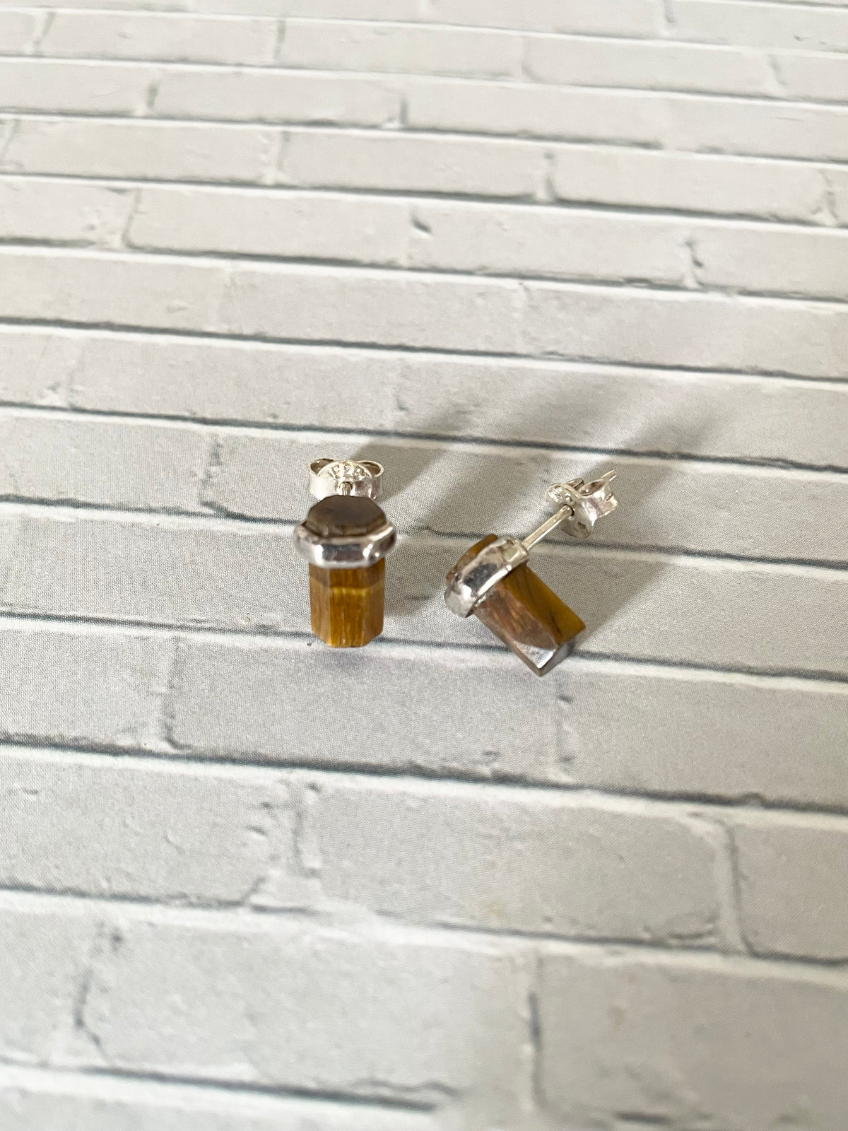 Tigers Eye Studs