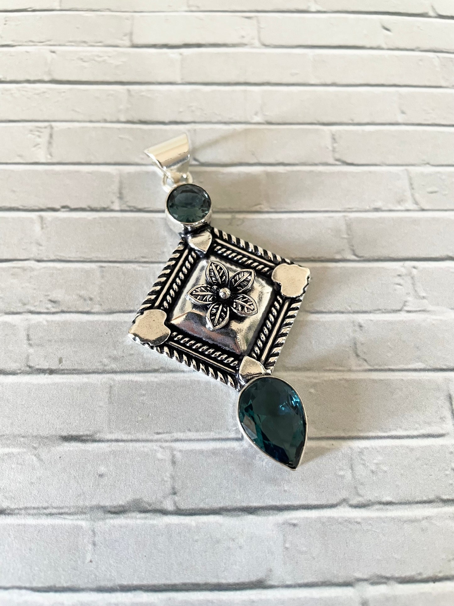 London Blue Topaz Pendant