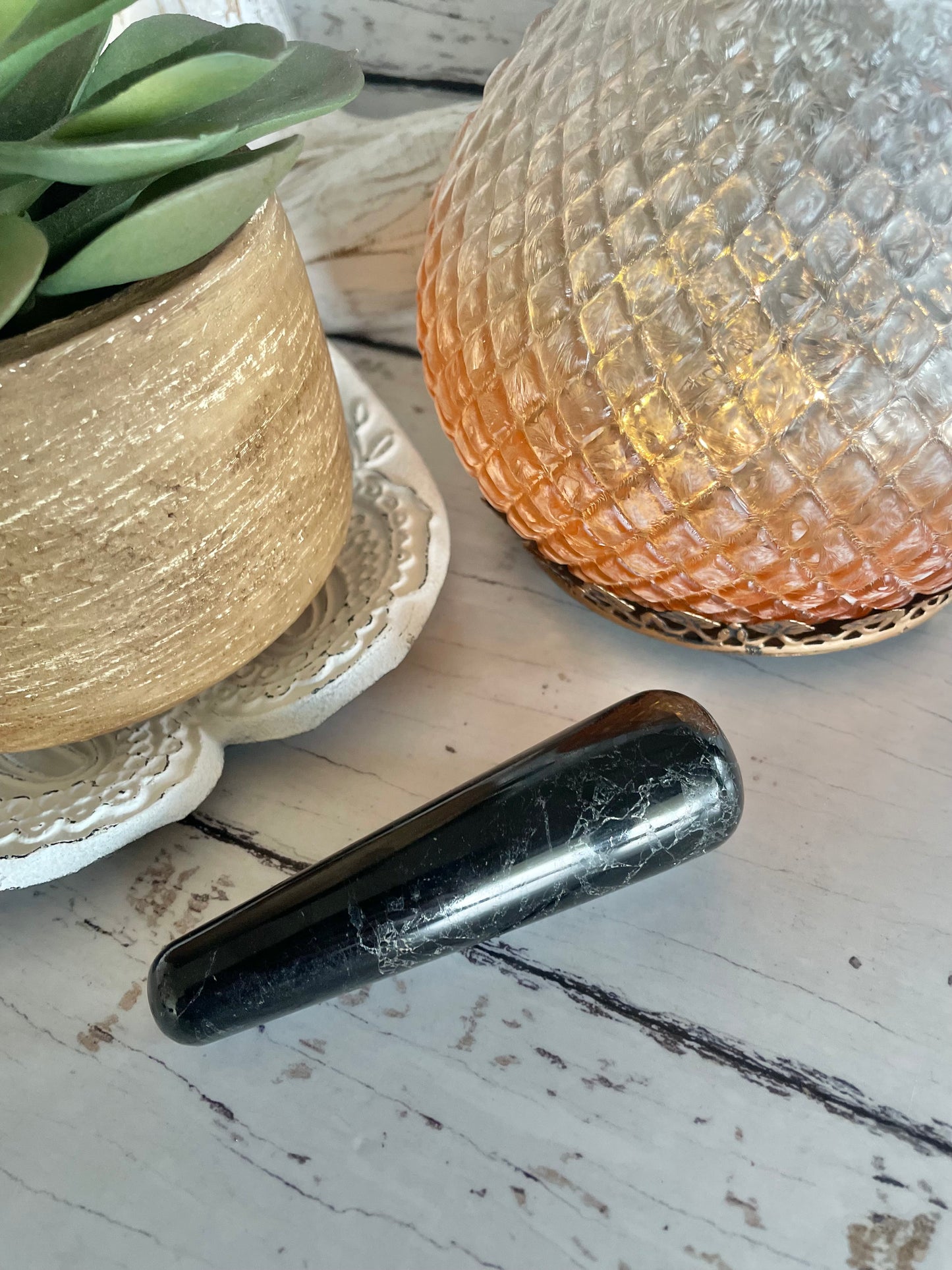 Black Tourmaline Healing/Massage Wand