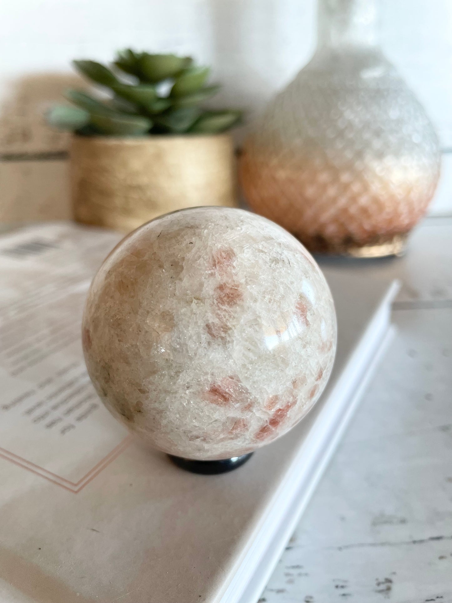 Sunstone Sphere Includes Holder