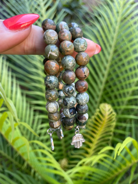 Rainforest Jasper Healing Bracelet