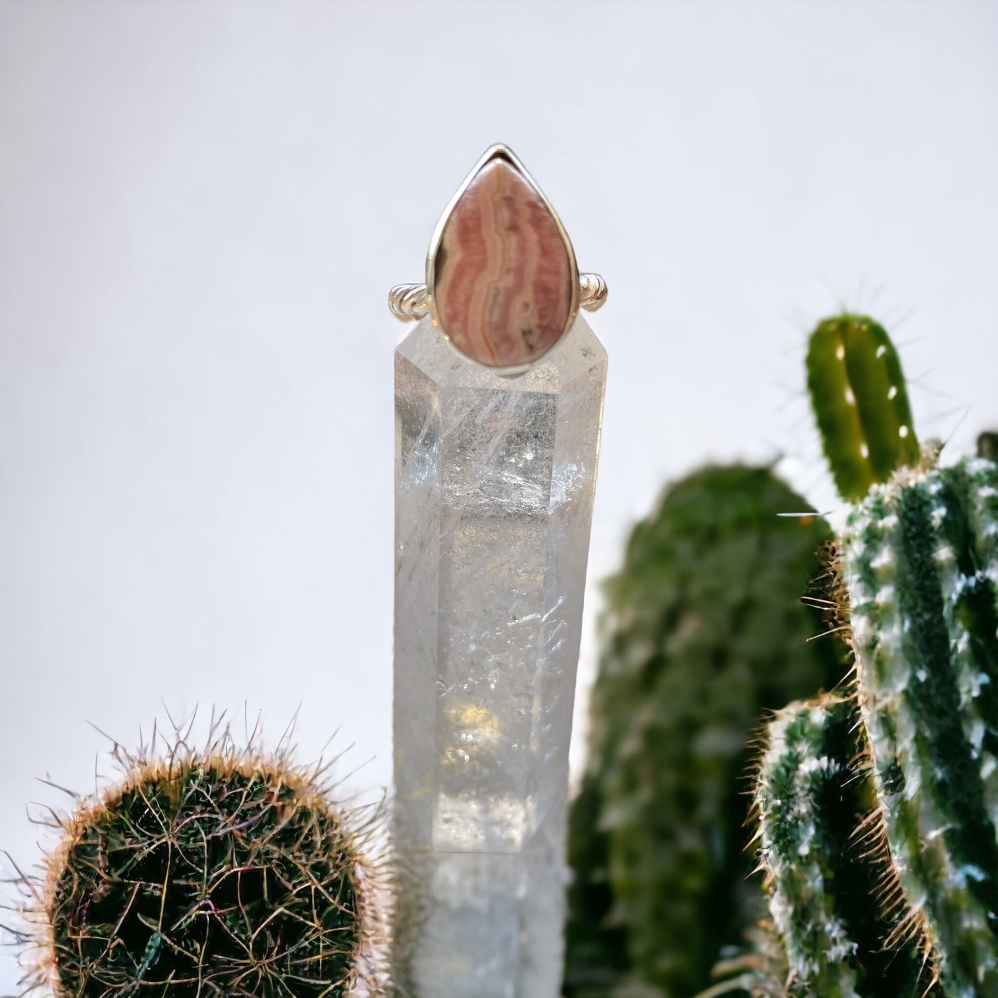 SweetGrass Studio ~ Rhodochrosite Ring