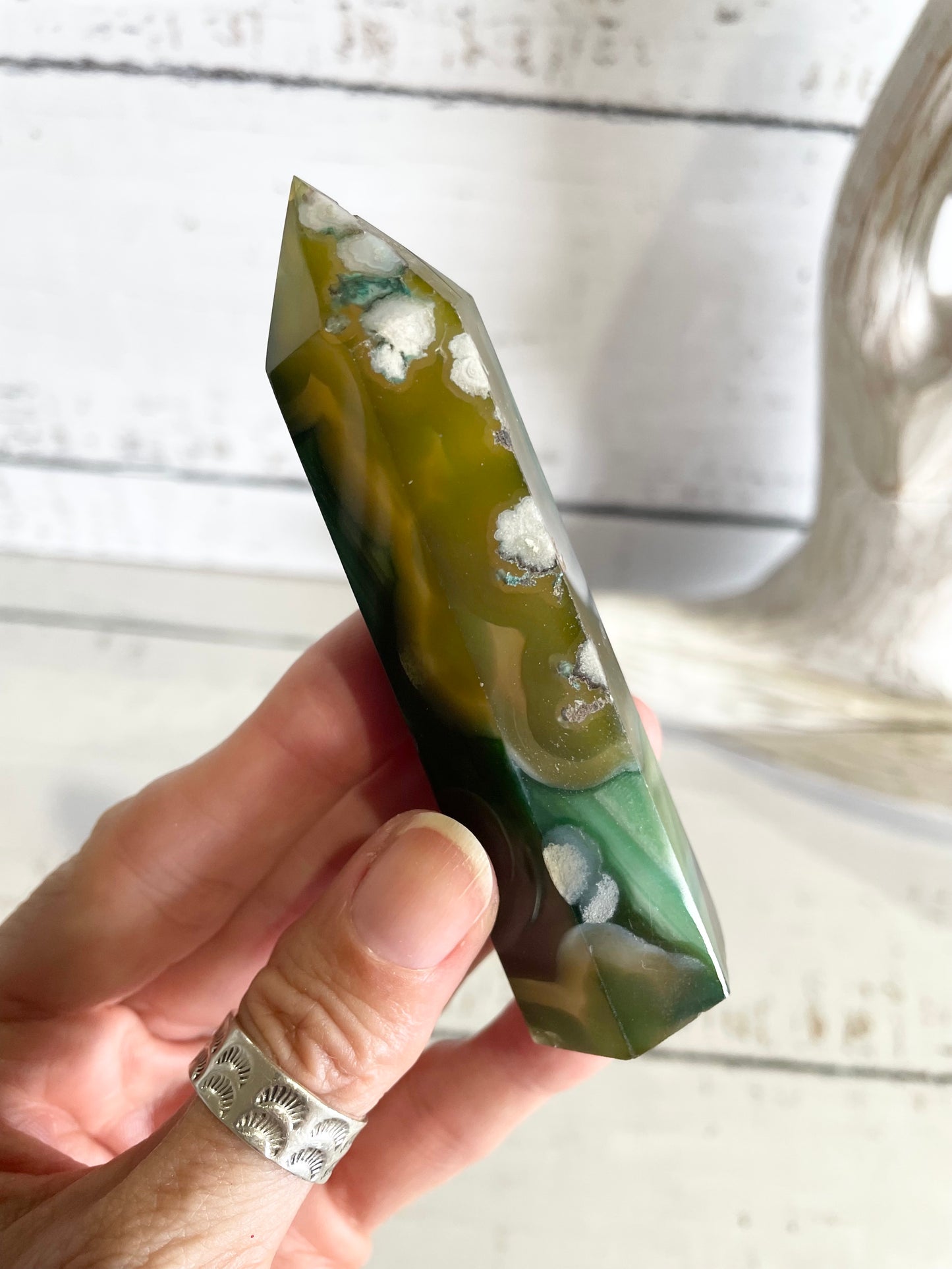 Green Flower Agate Generator