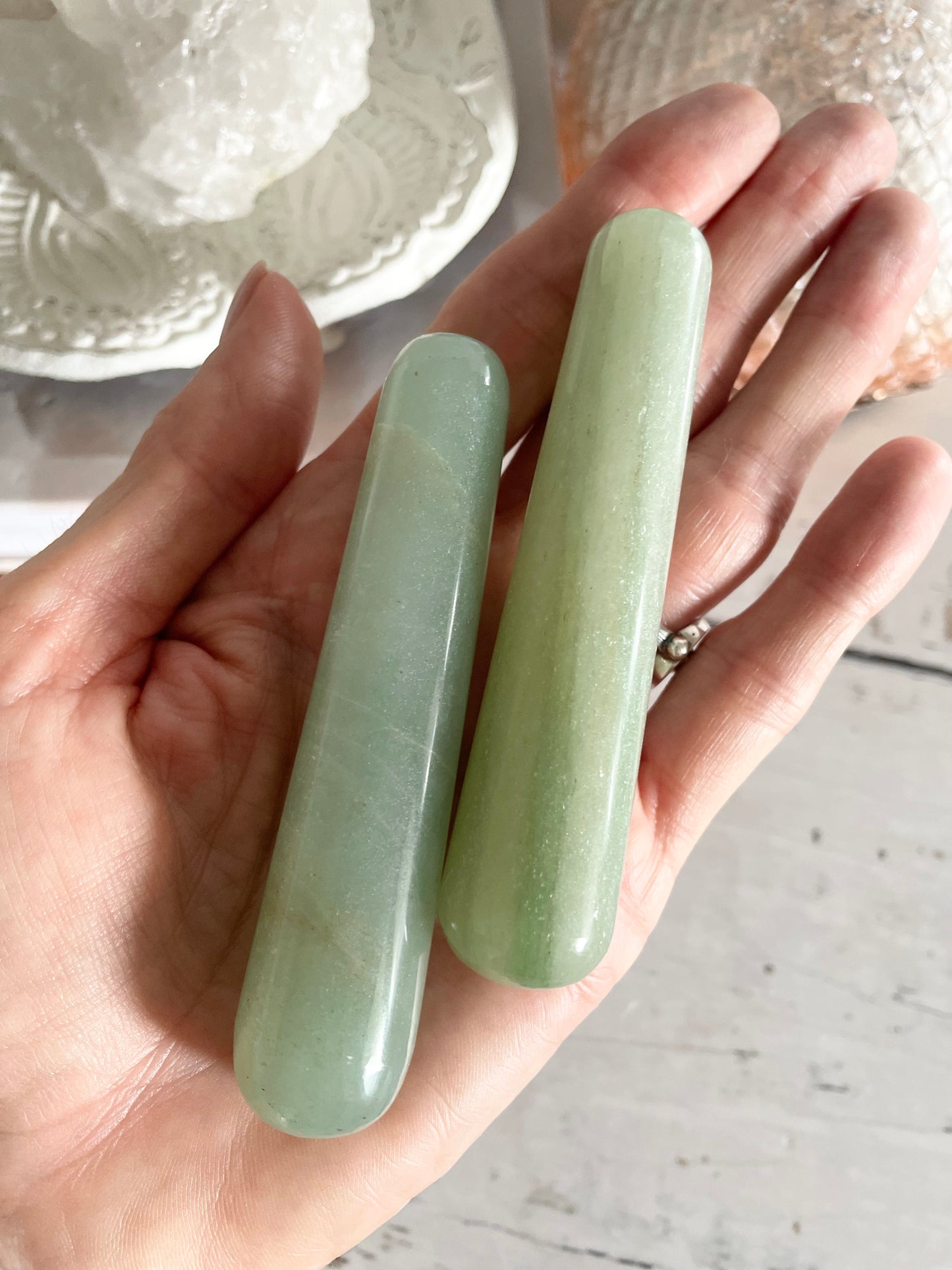 Intuitively Chosen ~ Green Aventurine Healing/Massage Wand