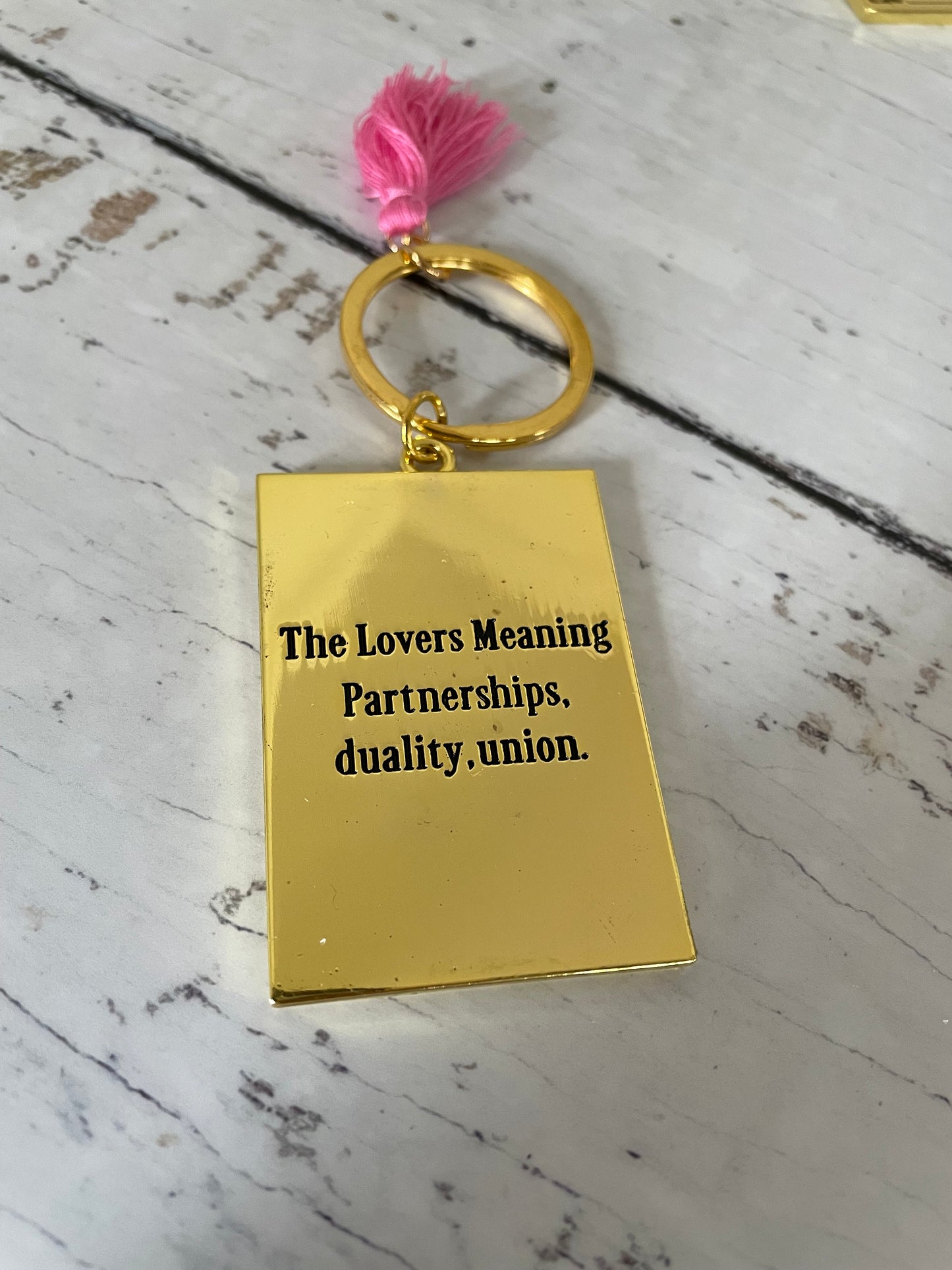 Tarot Keyring ~ The Lovers