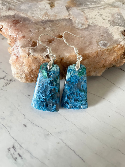 Sweetgrass Studio ~ Shattuckite Dangles