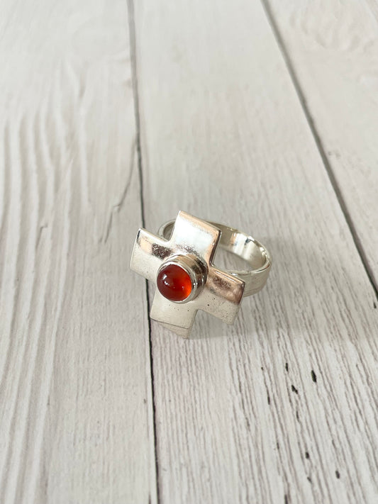S&M Carnelian Ring ~ Size 7